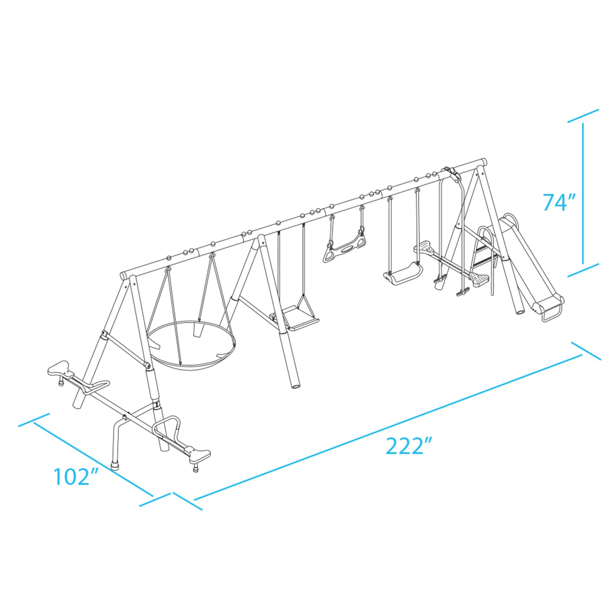 XDP Recreation 102128 Metal-Playset-Kits - View #3