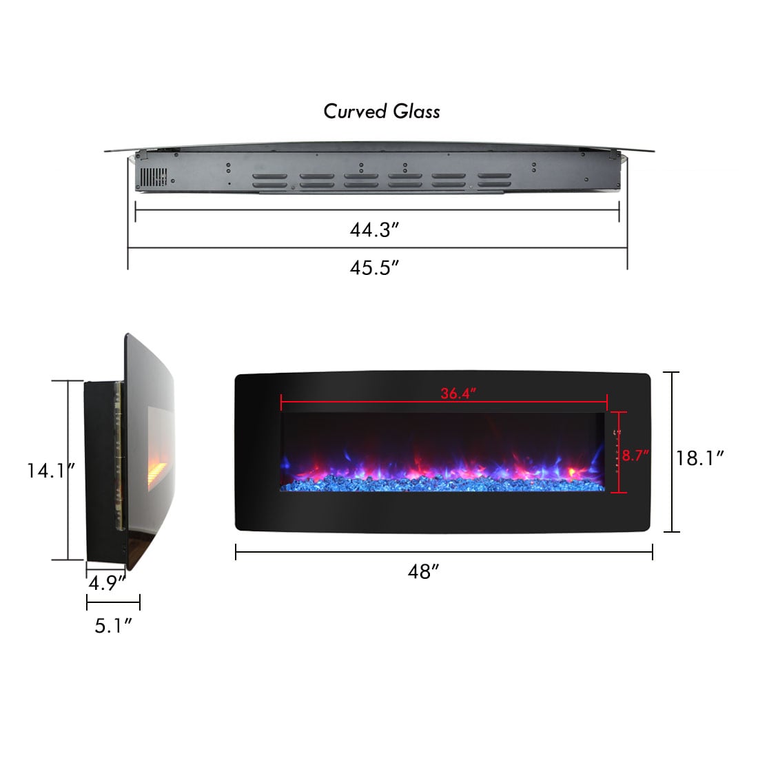 BABOOM BOM-235US-50-CO Electric-Fireplaces - View #5