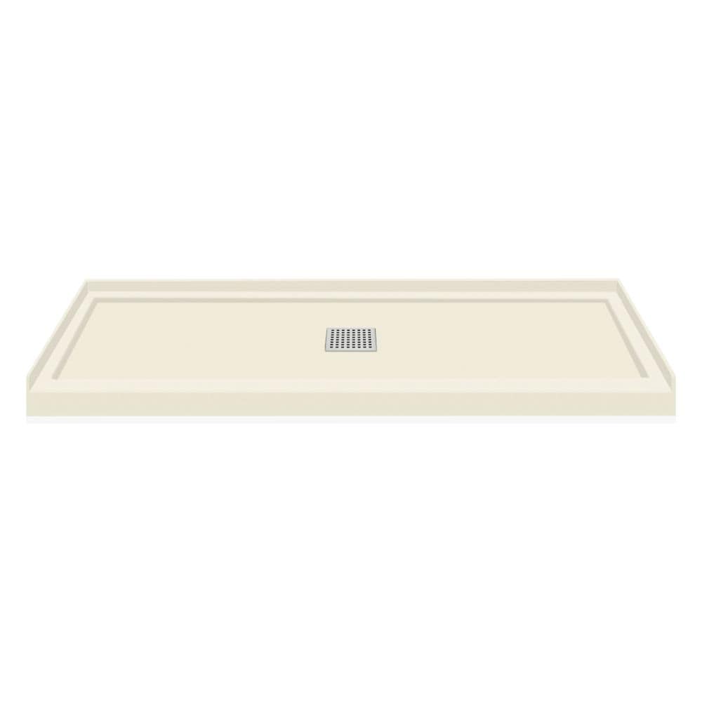 Transolid Linear 32 In W X 60 In L X 4 In H Cameo Single Threshold Rectangle Shower Pan Base