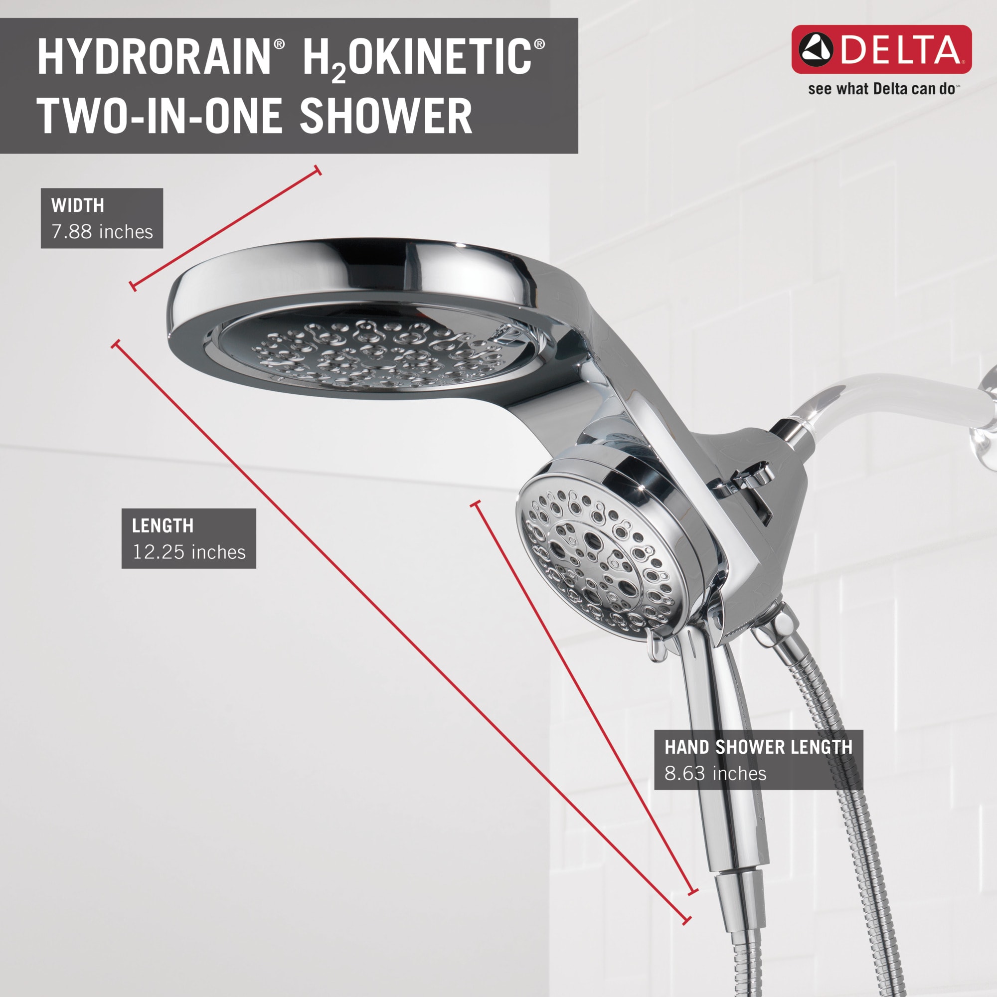 Delta 58680-PR Fixed-Showerhead - View #13