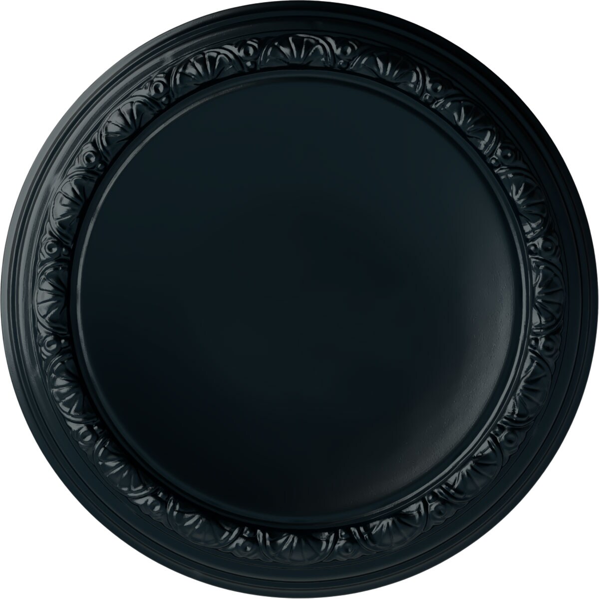 Ekena Millwork CM19CANSF Carlsbad 19.5-in W x 19.5-in L Painted Night Shade Polyurethane Whole Ceiling Medallion