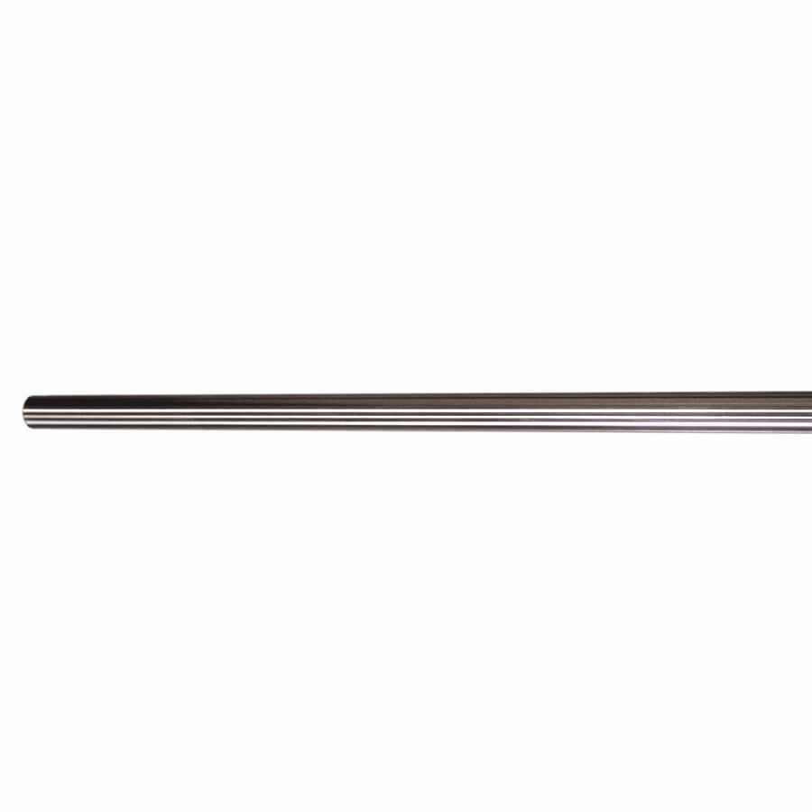 Project Source Closet Rod 72-in L x 1.3125-in H Satin Nickel Metal Closet  Rod in the Closet Rods department at