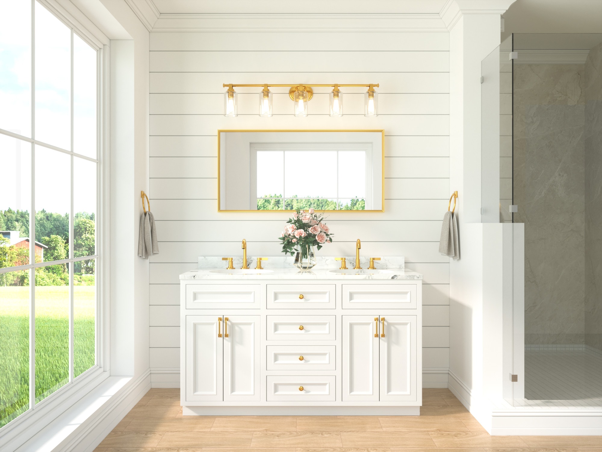 TETOTE LSC-TE-4824SG-B53 Framed-Bath-Mirrors - View #2