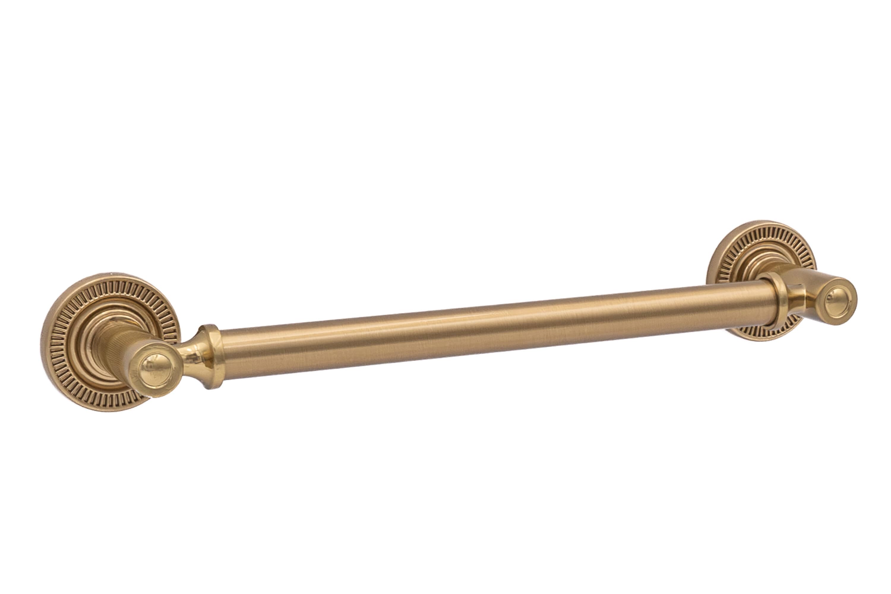 Sumner Street Home Hardware RL060155 Minted 6-in , 152mm Center to Center Satin Brass Cylindrical Bar Drawer Pulls