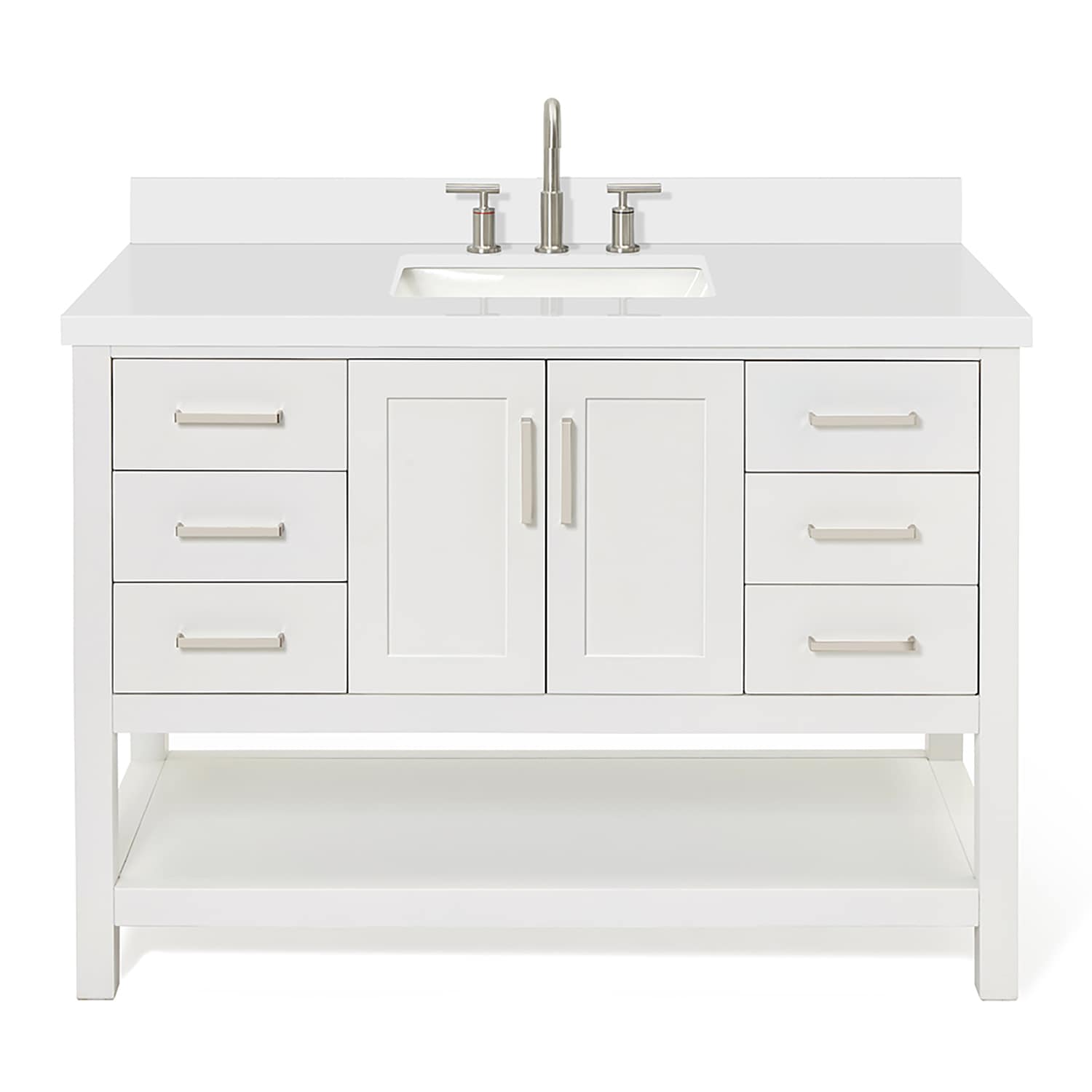 ARIEL S049SWQRVOWHT Bath-Vanity-Combo - View #2