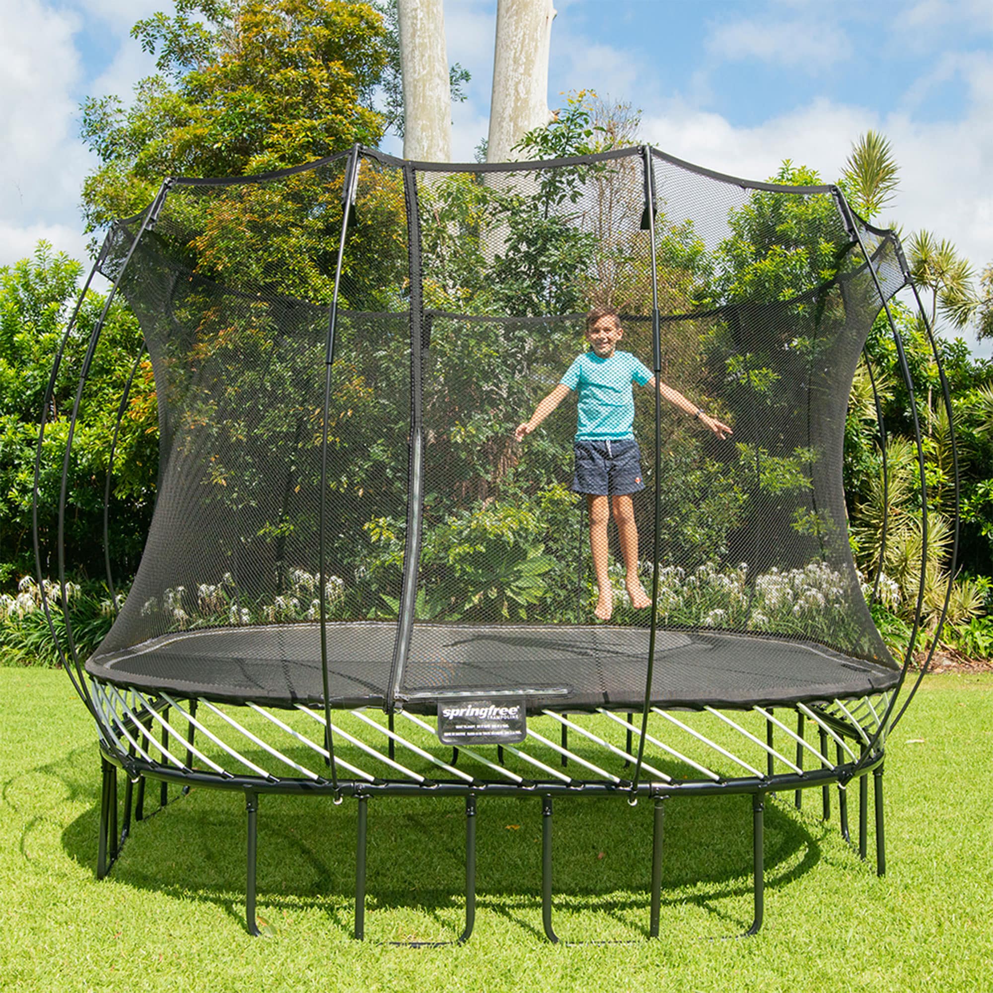 Trampoline with best sale large weight capacity