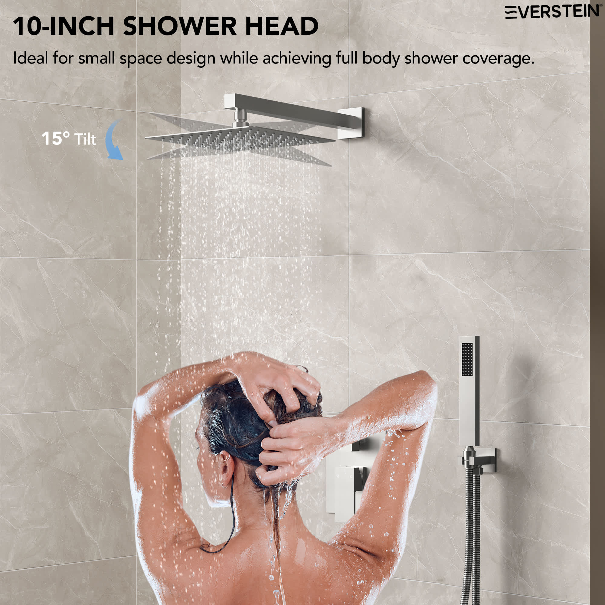 EVERSTEIN M6066NI-10BL Tub-Shower-Faucets - View #6