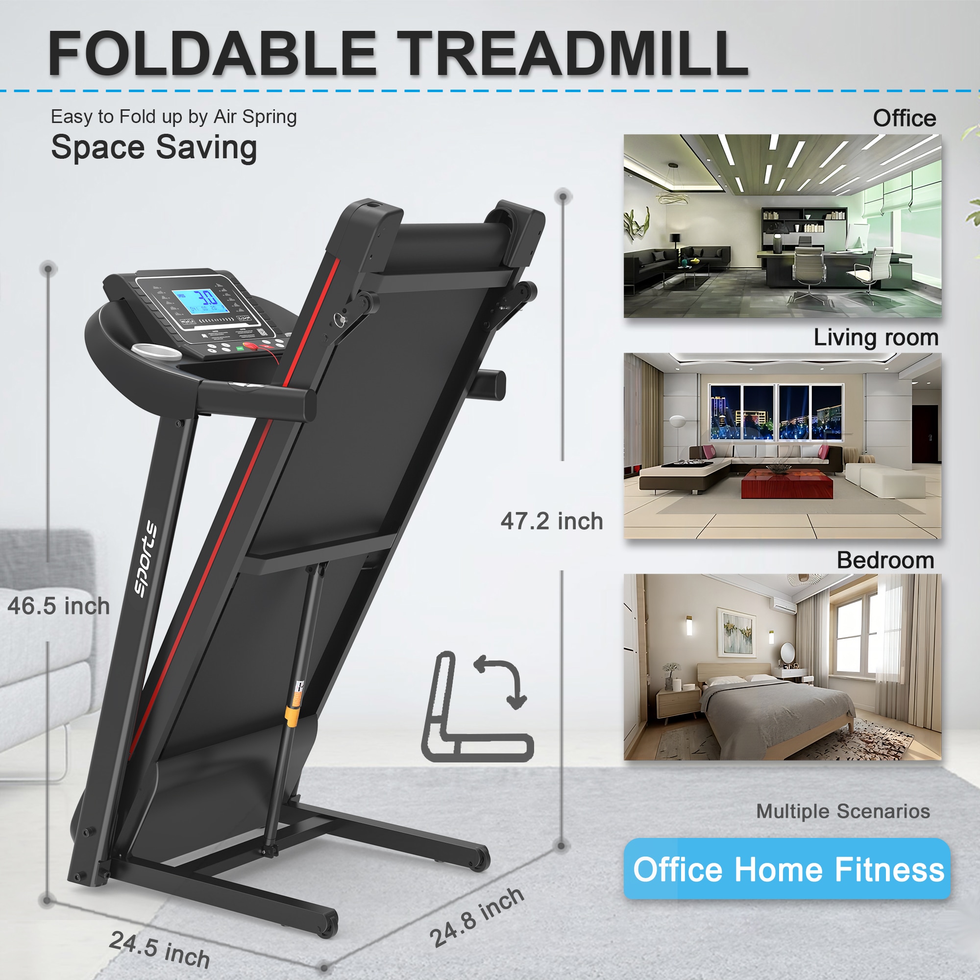 LOVMOR W1BXSLJ-65821 treadmills - View #4
