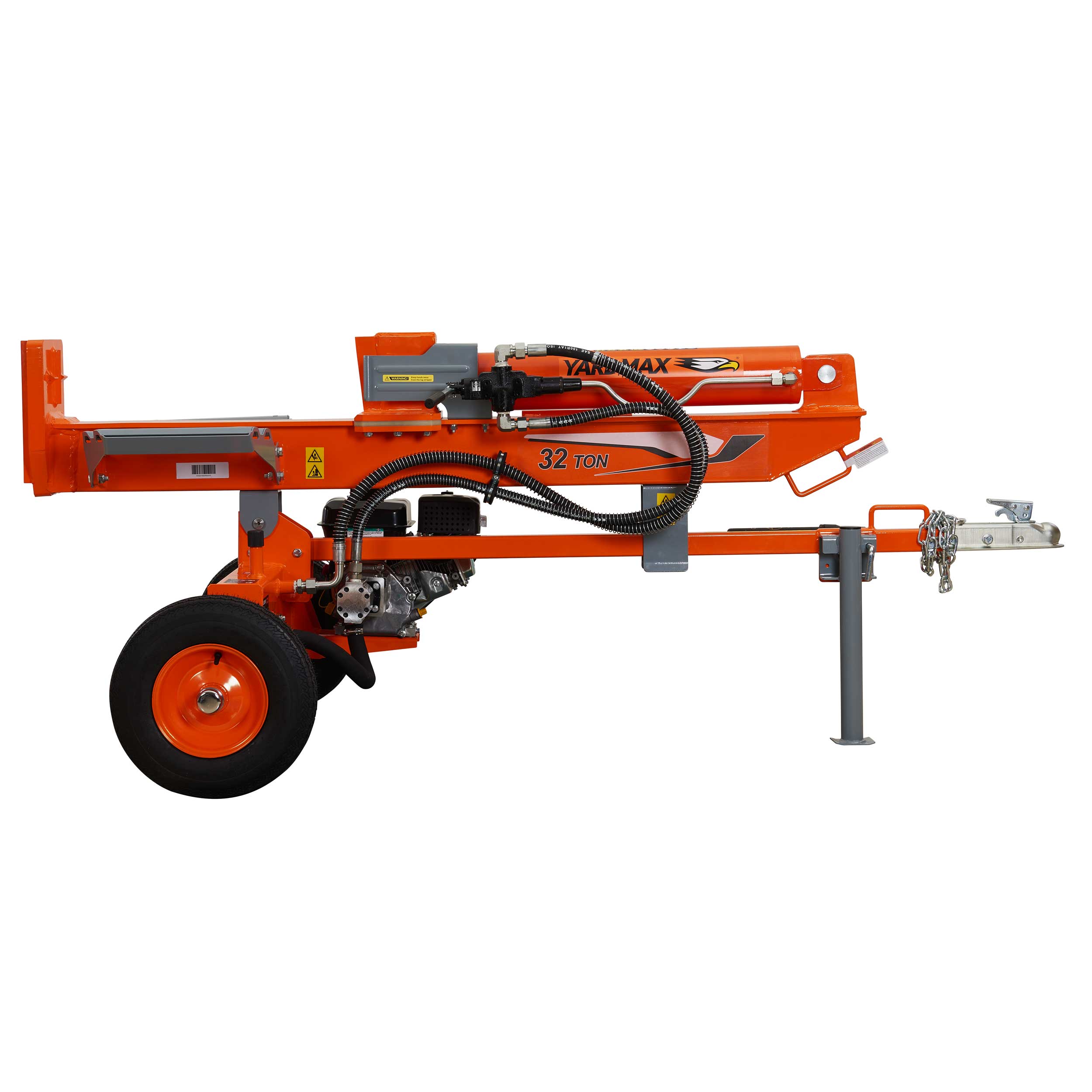 YARDMAX YU3266 32-Ton 208-cc Horizontal and Vertical Gas Log Splitter ...