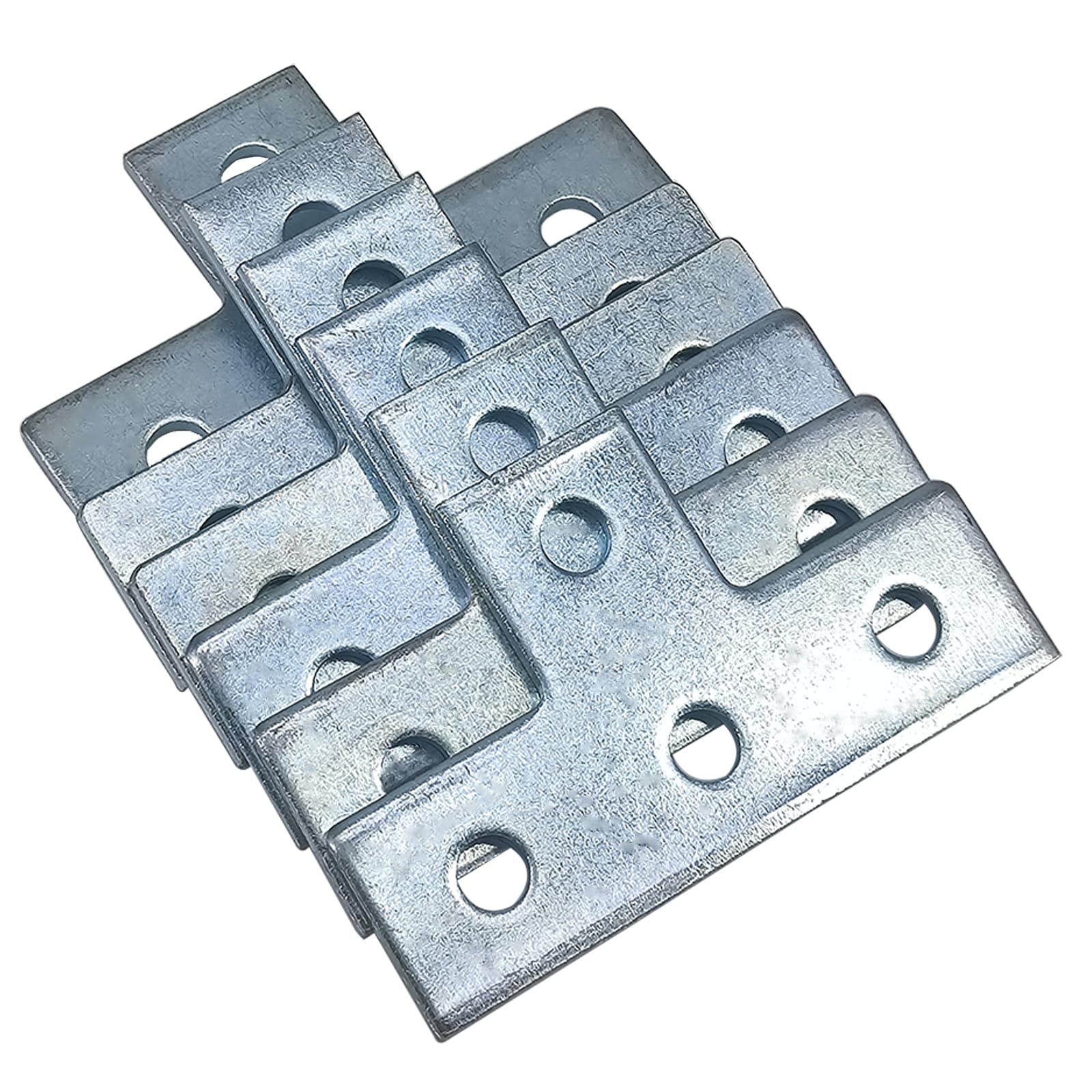 Aoibox T Shaped 4 Hole Flat Plate Strut Channel Connector Bracket for 1 ...