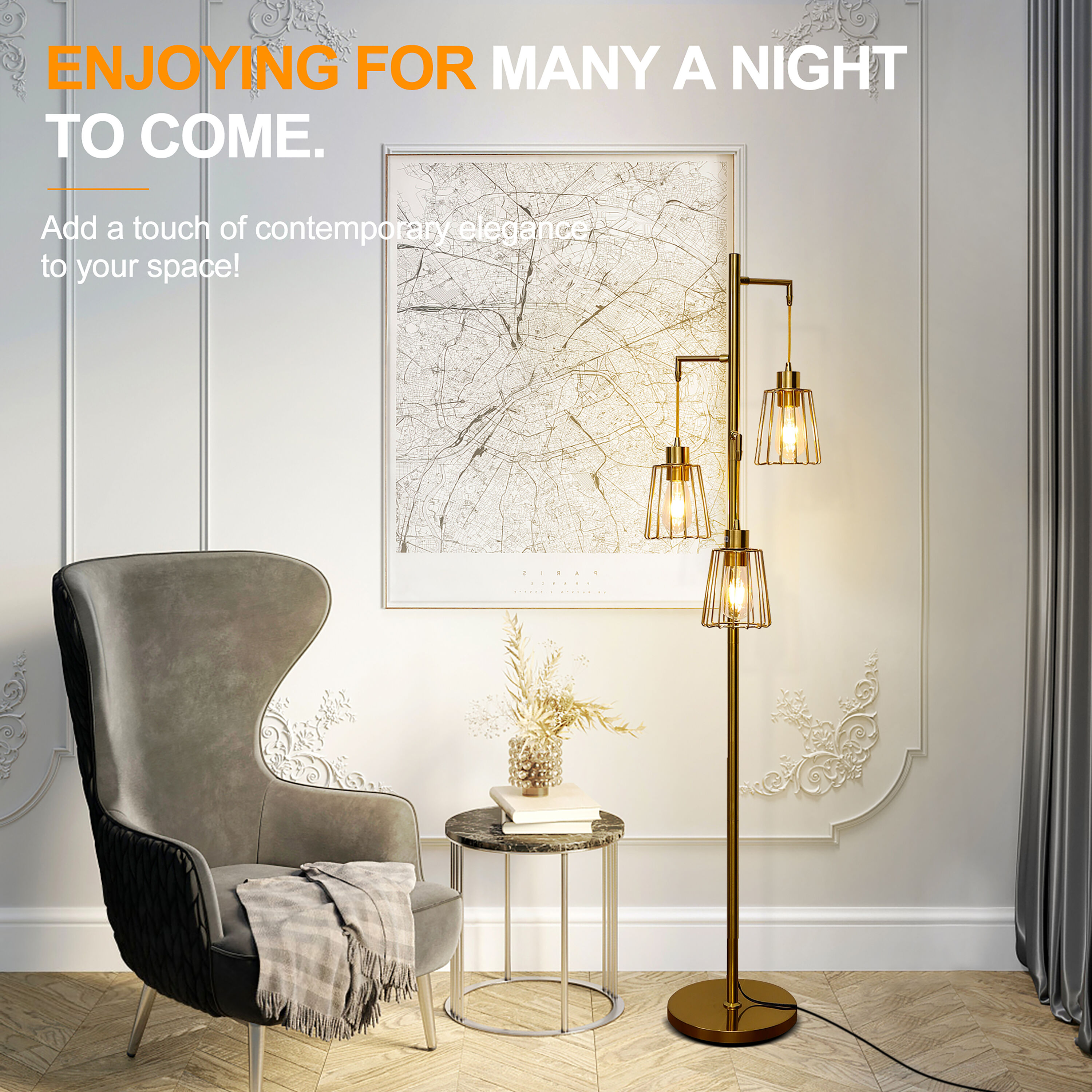 Netin NT-LDD-01GD floorlamps - View #8