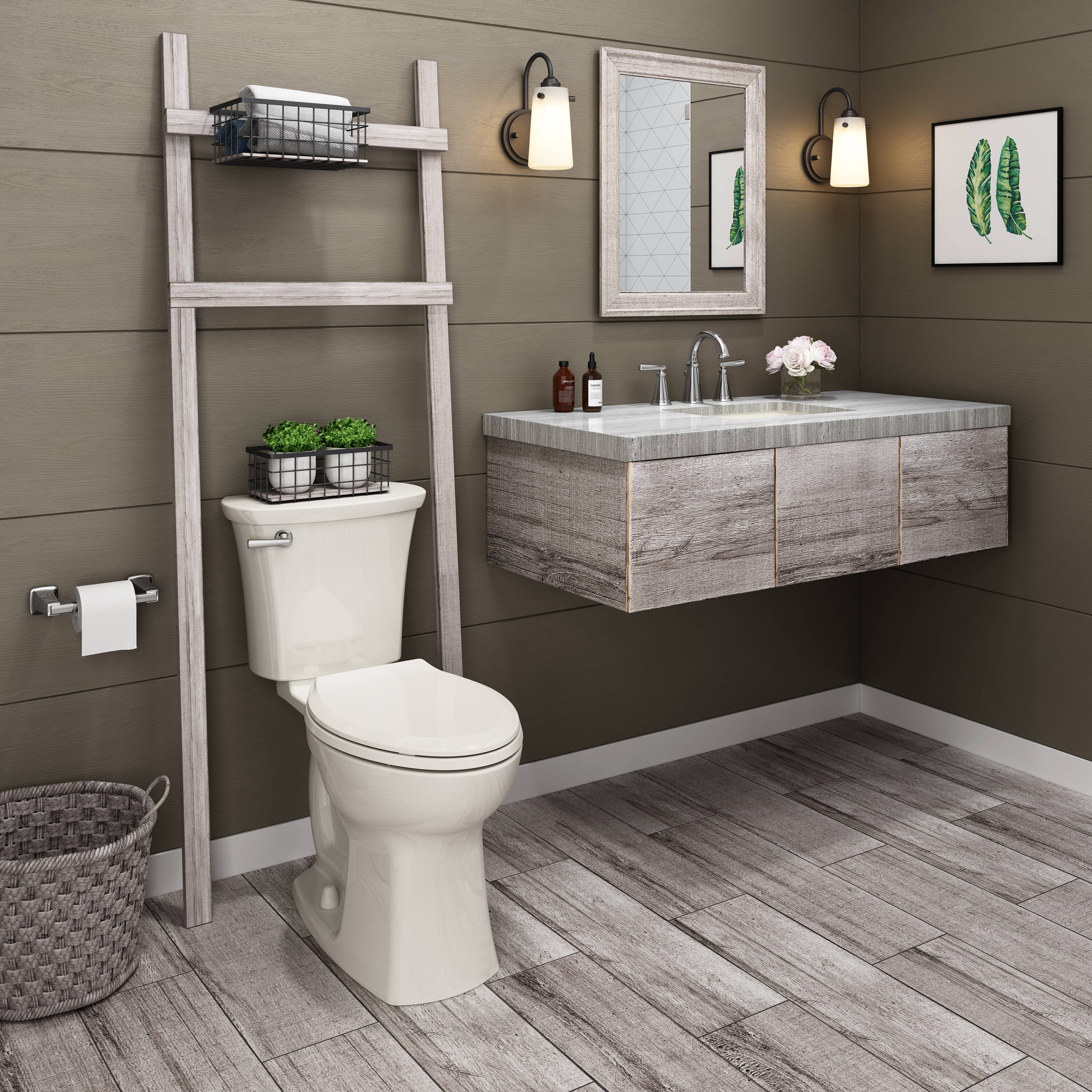 Edgemere® Center Hole Only Pedestal Sink Top and Leg Combination