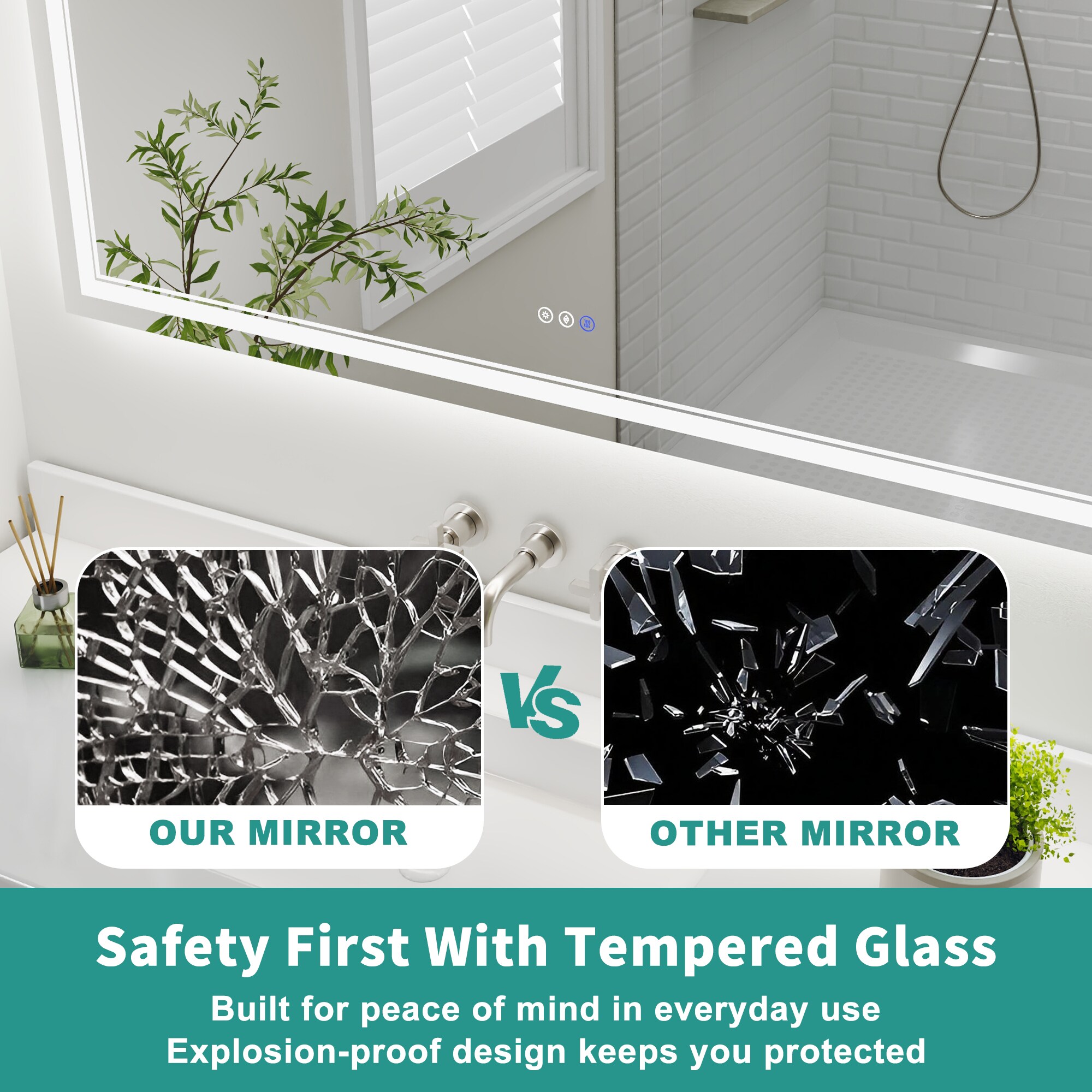 ES-DIY JPZSLTBM7236V15 Framed-Bath-Mirrors - View #10