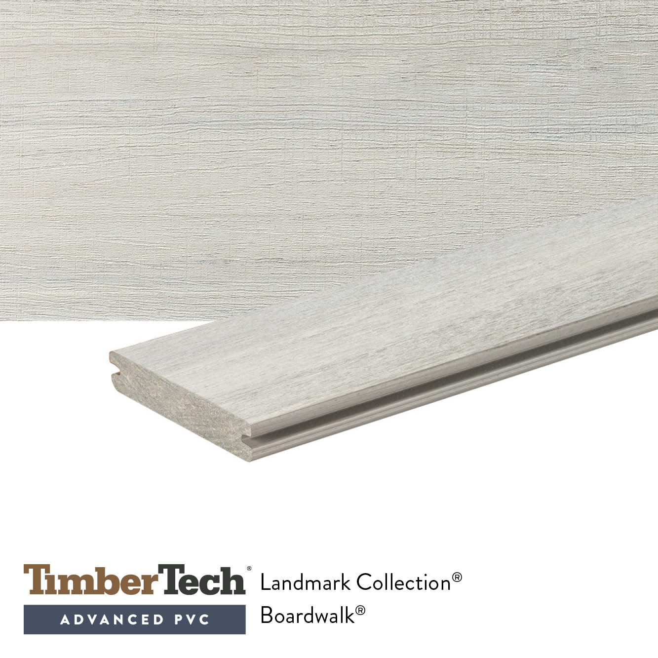 TimberTech Landmark 1-in x 6-in PVC and Composite Deck Board