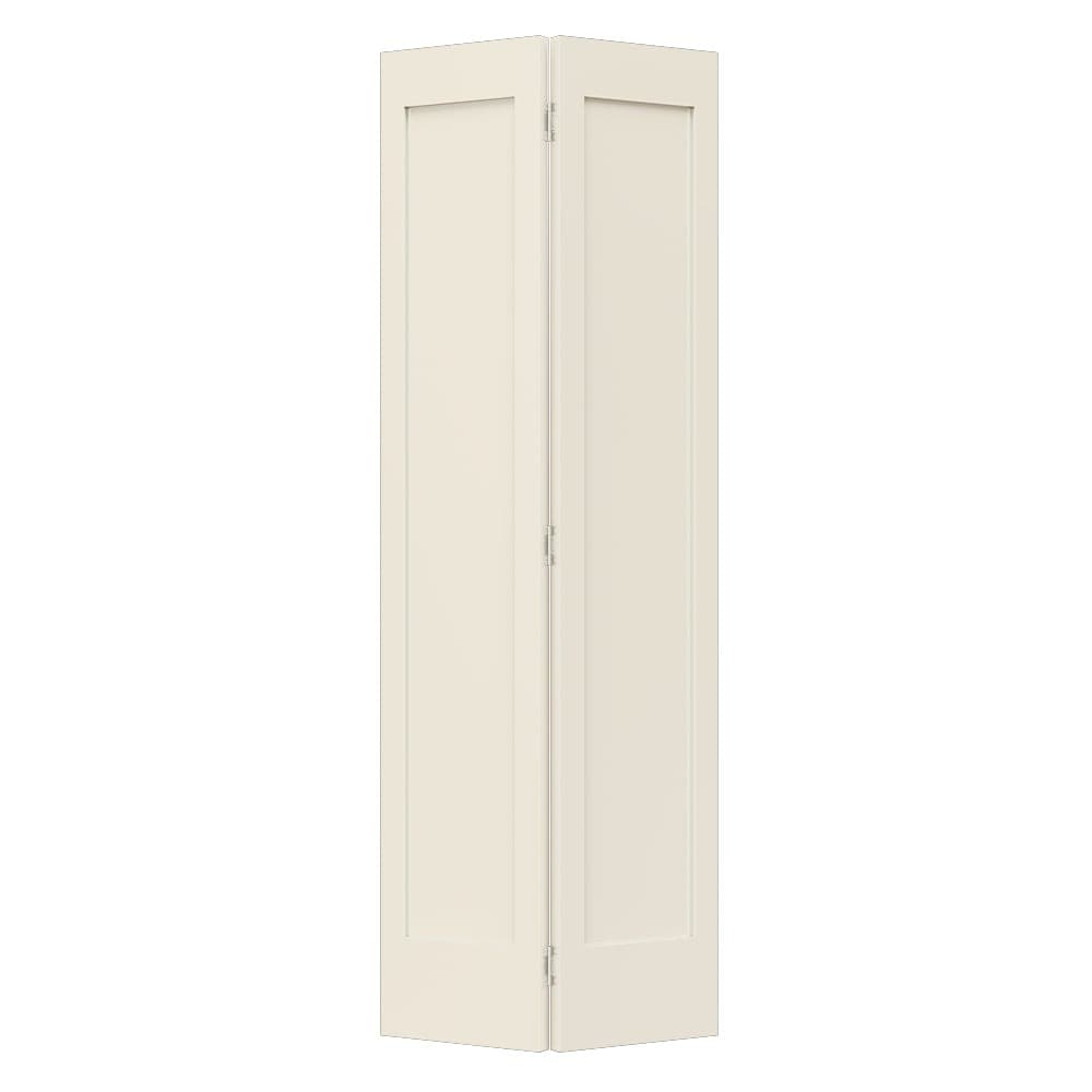 RELIABILT ABS615790 30-in x 80-in Primed 1-panel Smooth Hollow core Primed Molded composite Closet Bifold Door ( Hardware Included )