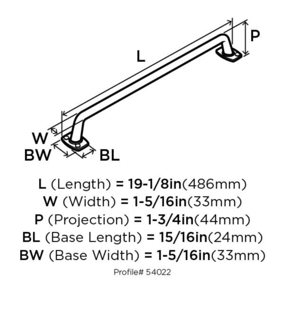 Amerock BP54022GPH Cabinet-Pulls - View #3