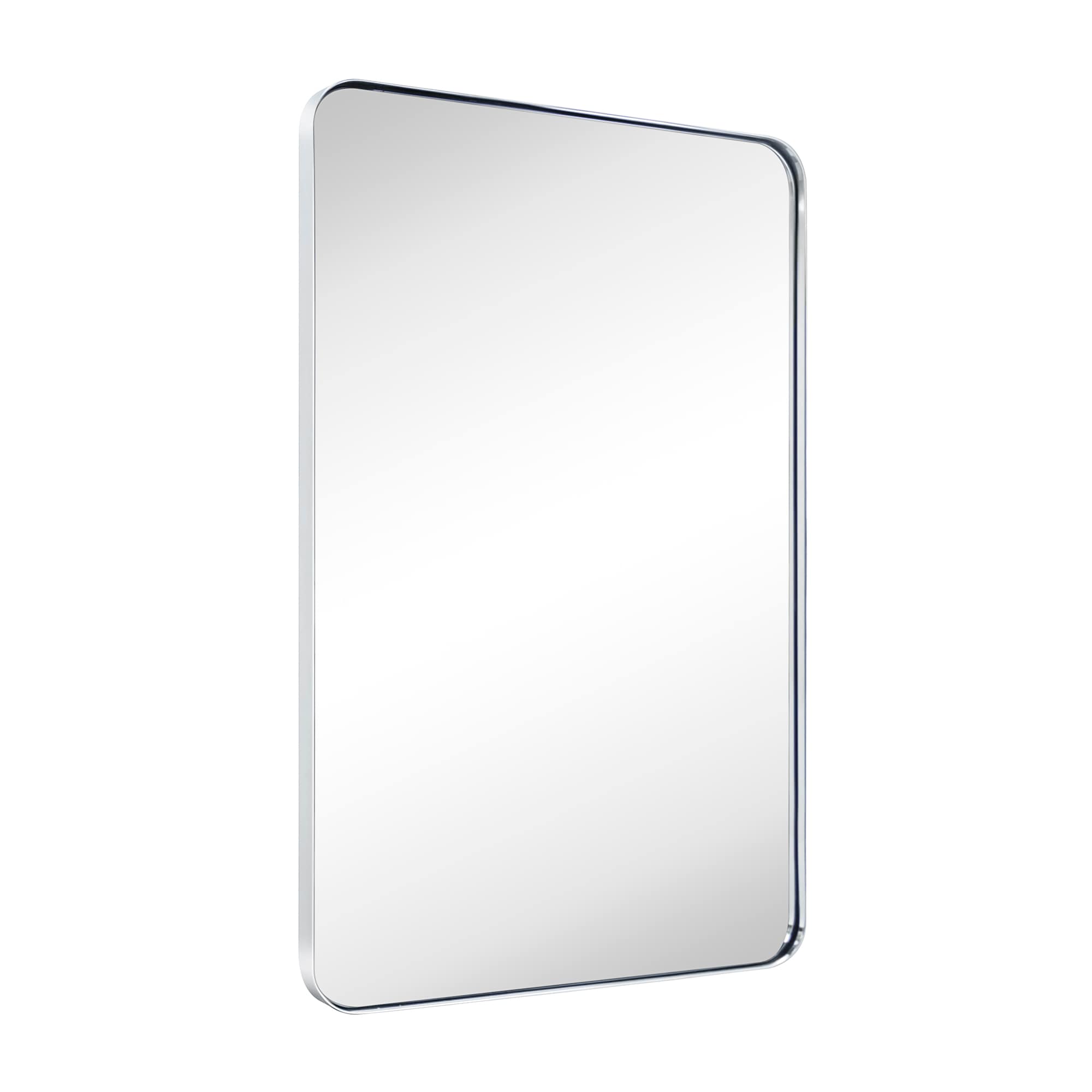 TEHOME GC-00510PN Kengston 30-in x 48-in Framed Rectangle Bathroom Vanity Mirror ( Polished Nickel )