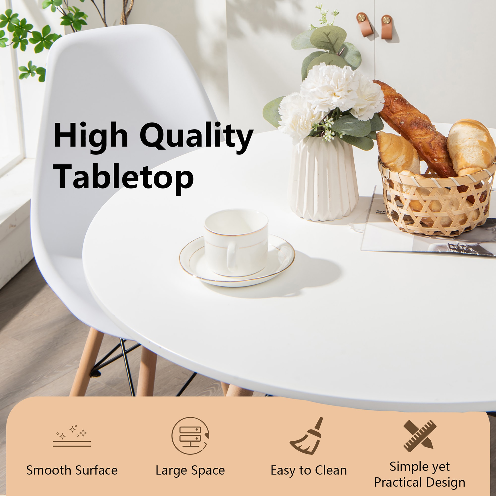 Costway SXL00210 Dining-Tables - View #6