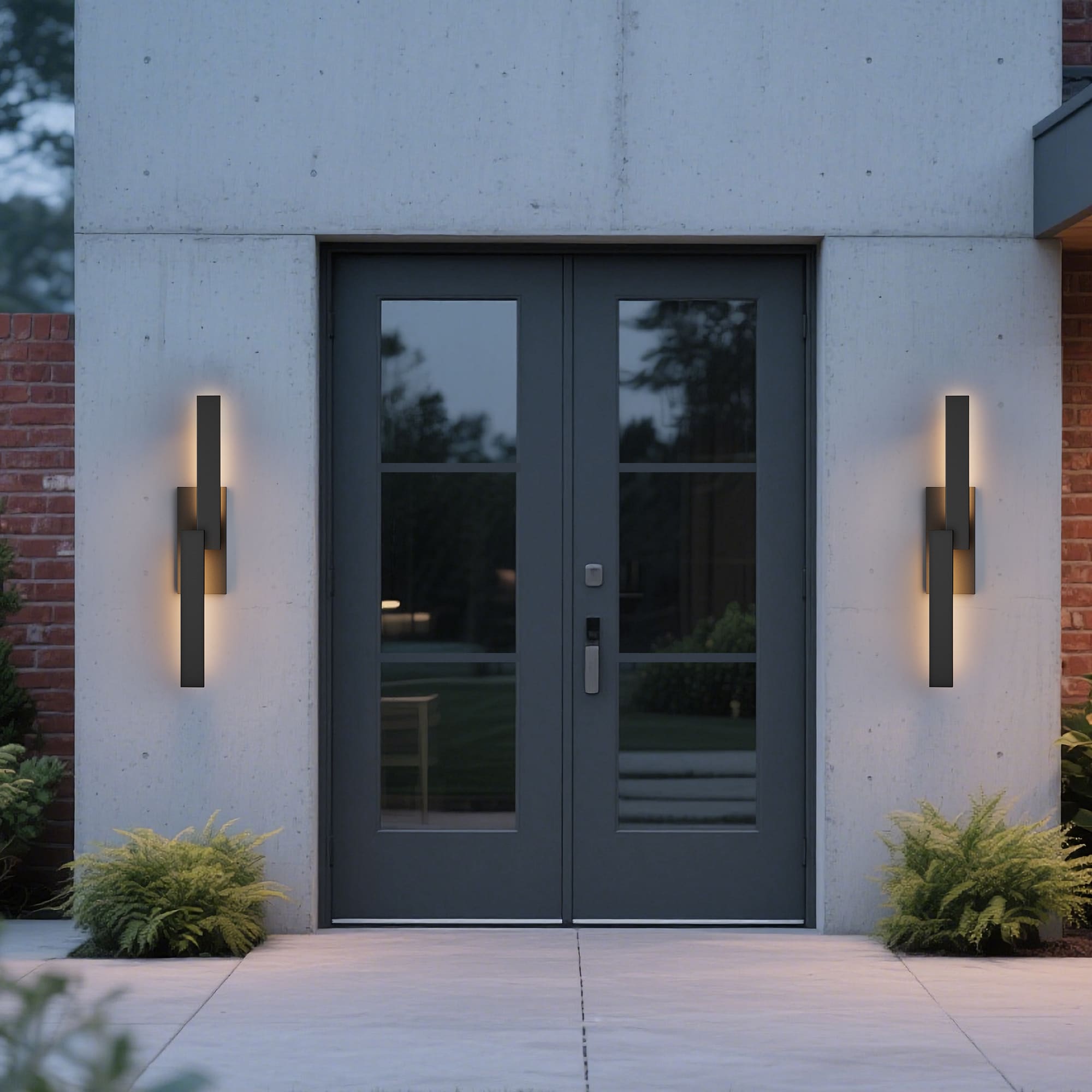 LamQee 06FTL0303BBK Outdoor-Wall-Lighting - View #5