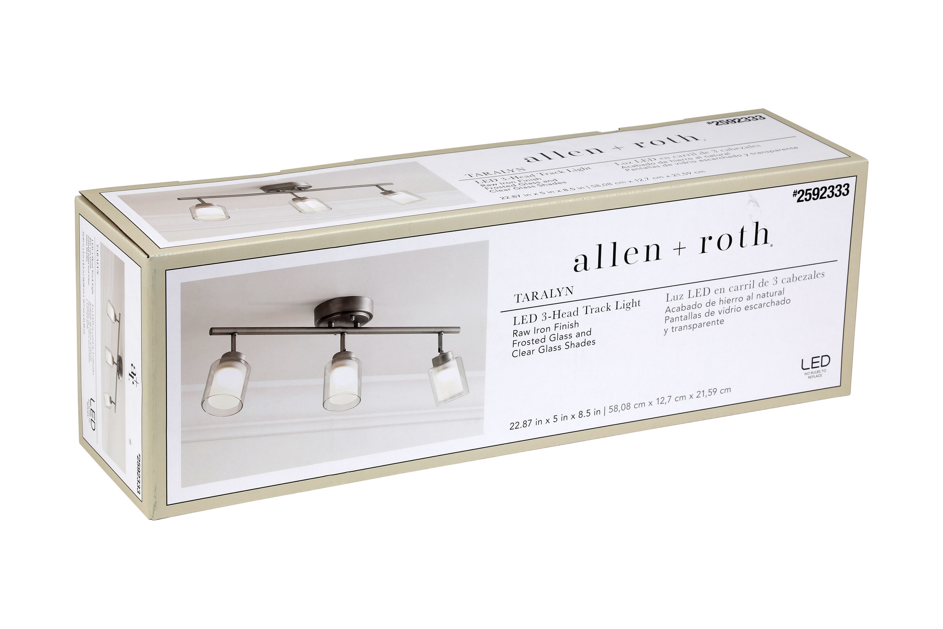 allen + roth KLG1403L-2 Fixed-Track-Lighting - View #6