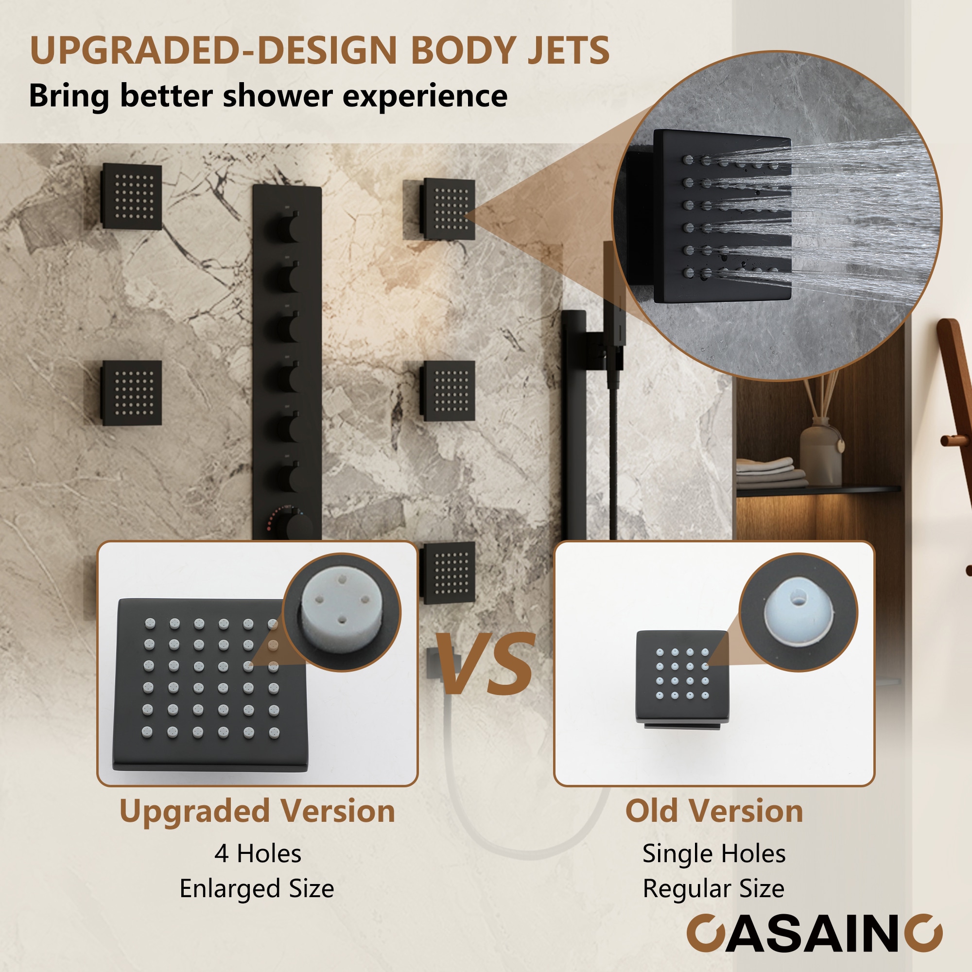 CASAINC KCHS0021-LEDMB Showerhead-Bar-Panels - View #8