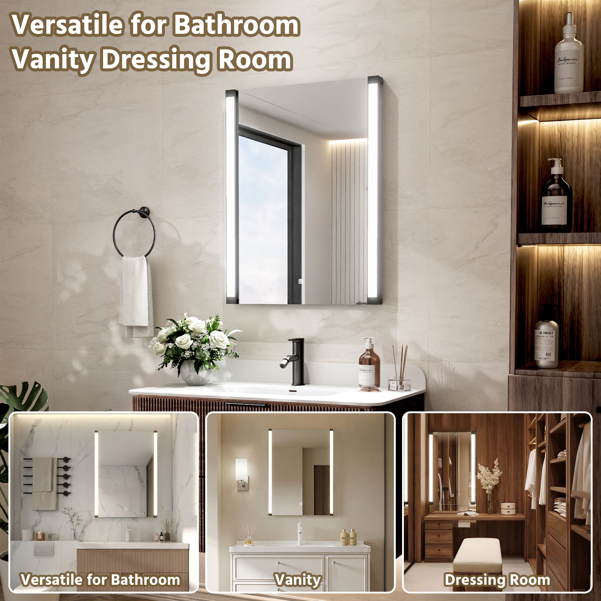 Forclover JEV21-2432 Framed-Bath-Mirrors - View #5