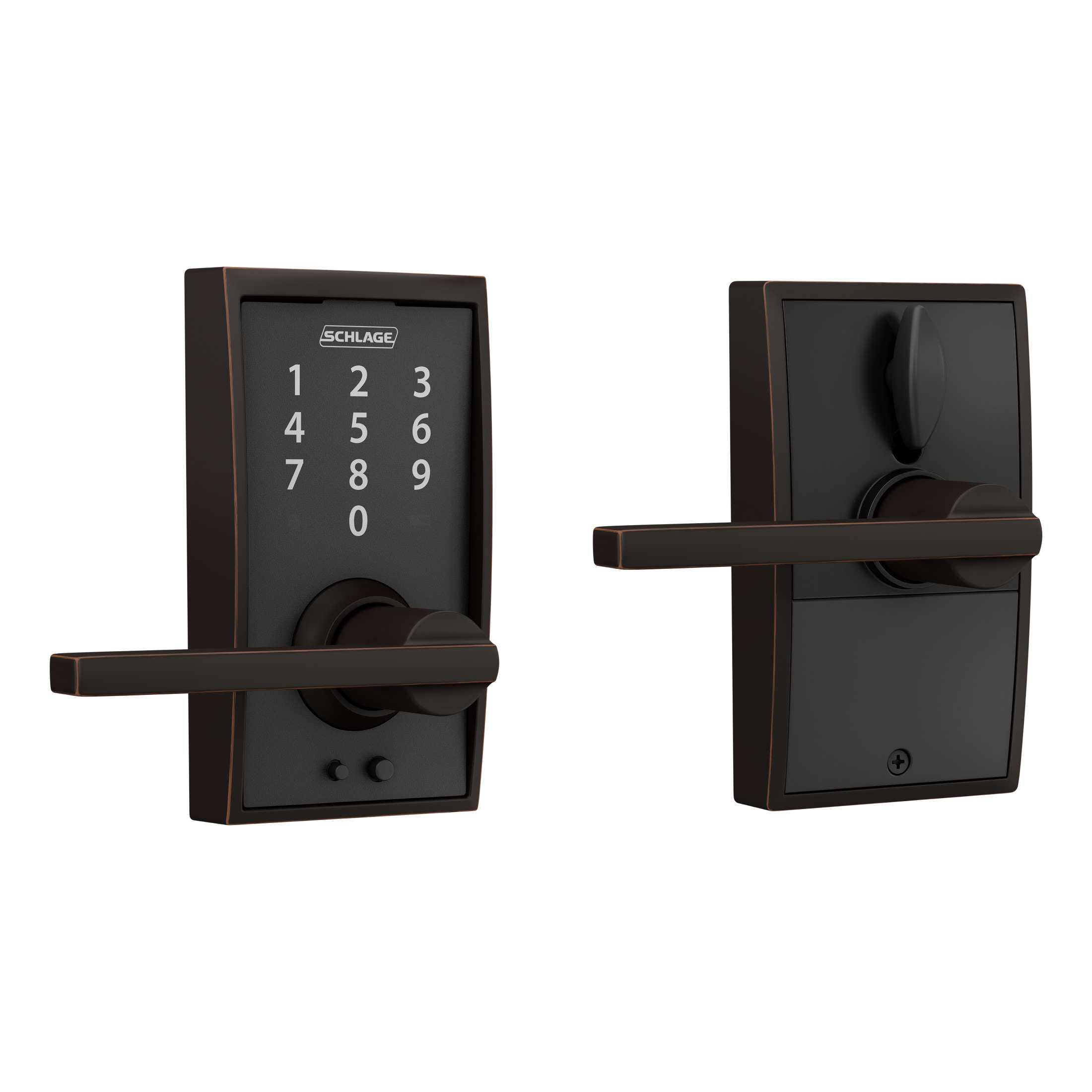 Schlage Touch Century-Latitude Aged Bronze Electronic Handle Touchscreen Keypad FE695 CEN 716 LAT Sansujyuku sansujyuku.com