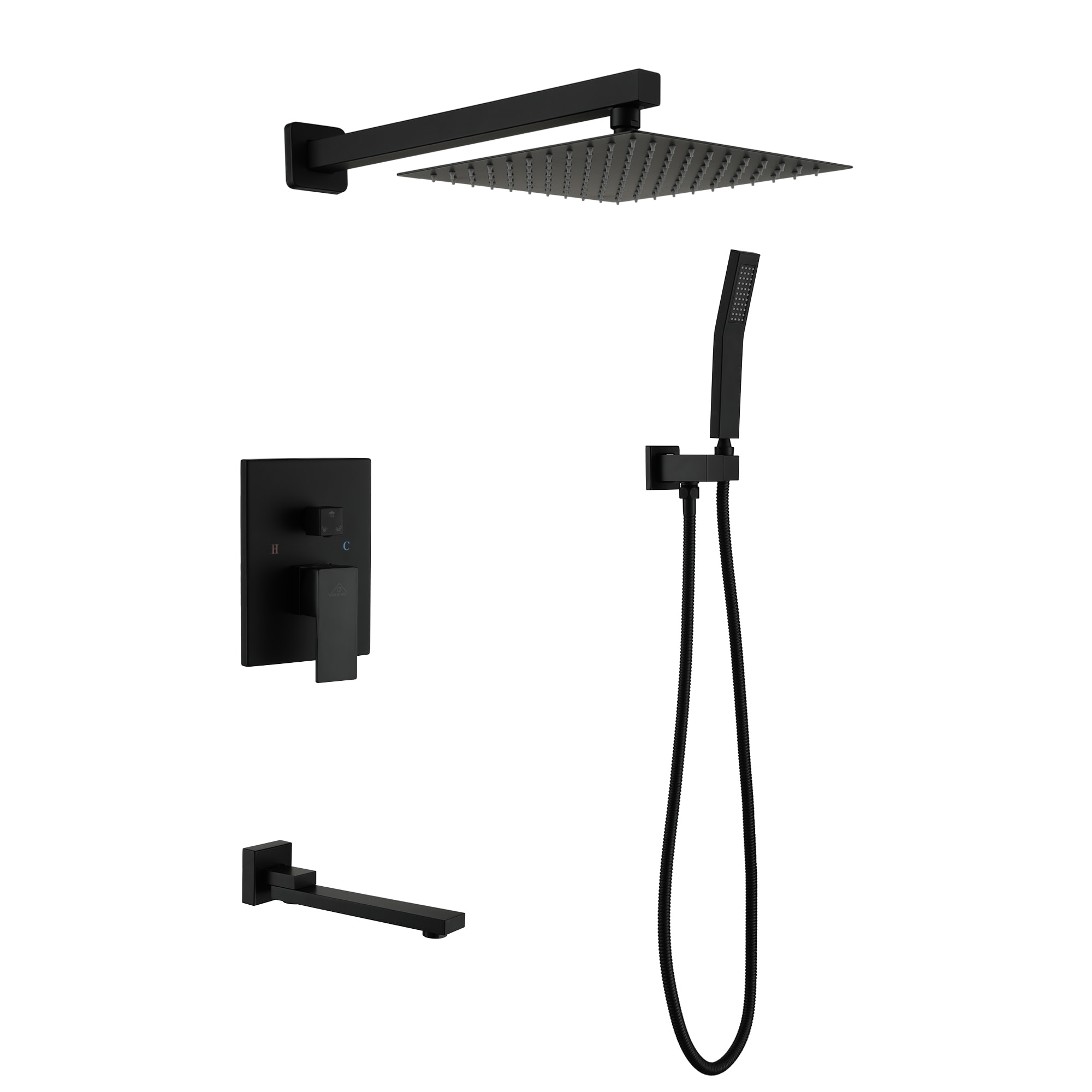 CASAINC WF-DBW93102H-10 Showerhead-Bar-Panels - View #2