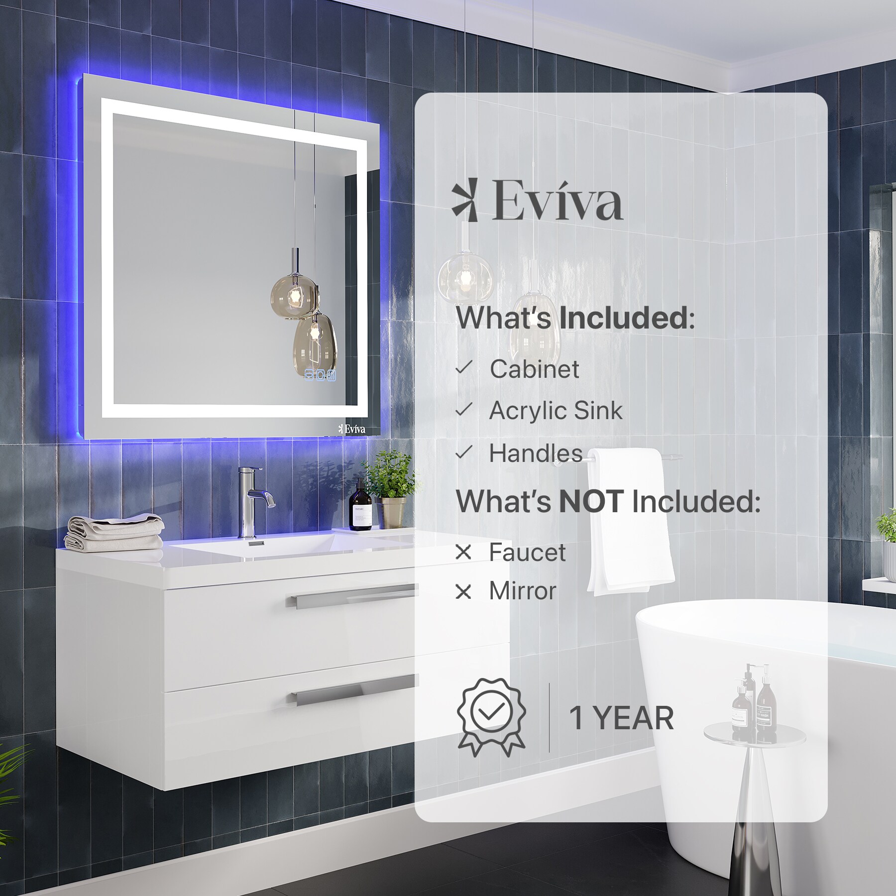 Eviva EVVN144-36WH Bath-Vanity-Combo - View #7
