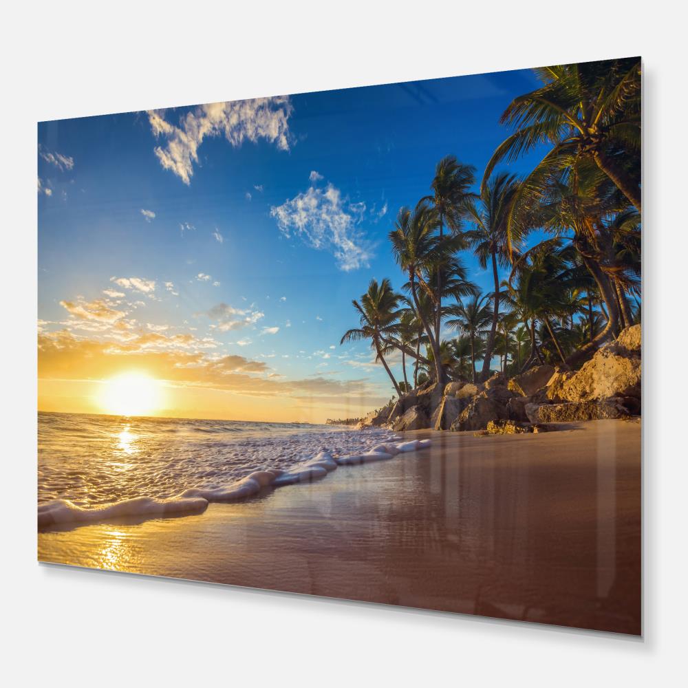 Designart 30-in H x 40-in W Coastal Metal Print at Lowes.com