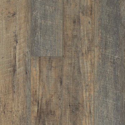 Shaw Sample Rustic Design Backwoods, Weathered Wood Vinyl Flooring