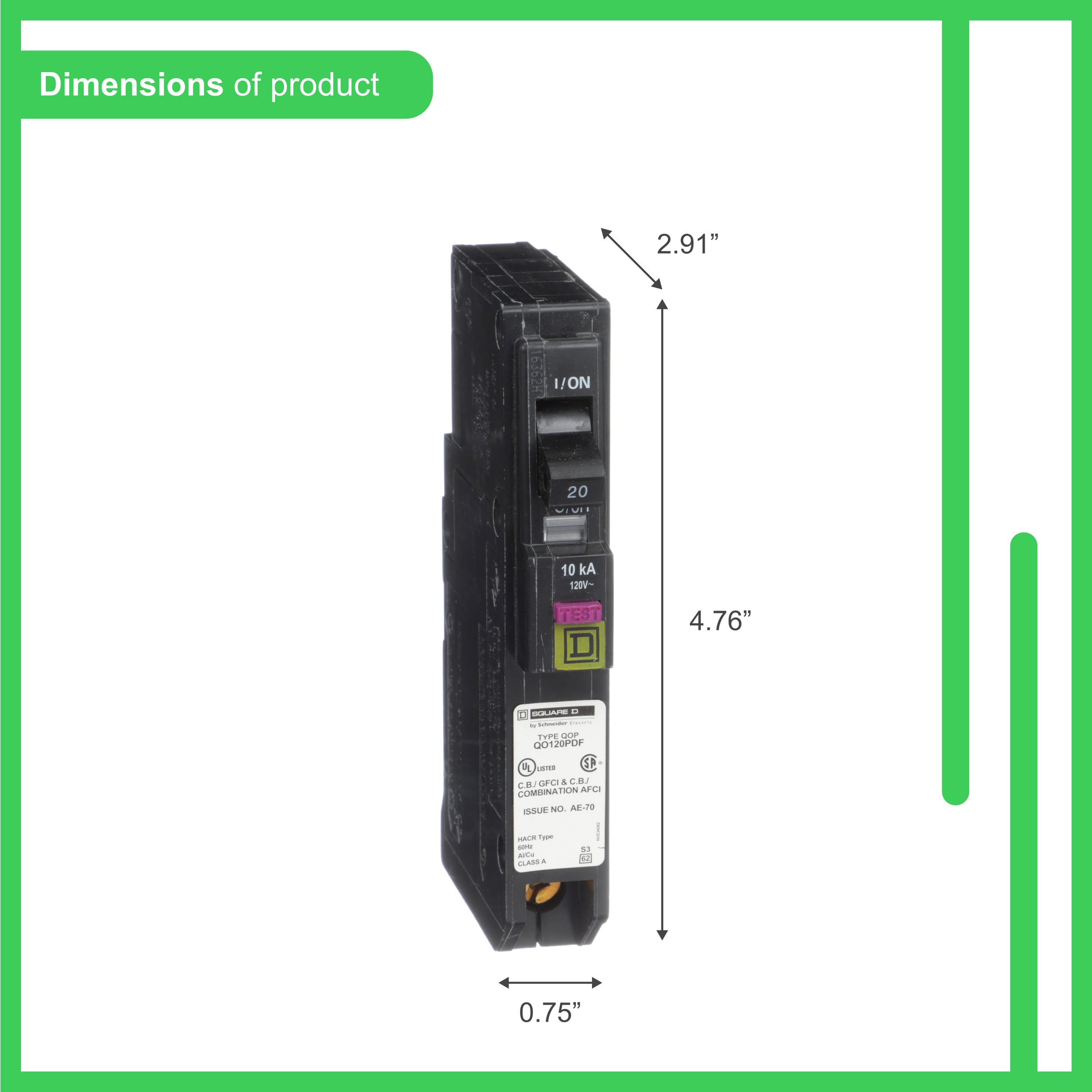 Square D Dual Function Circuit Breakers