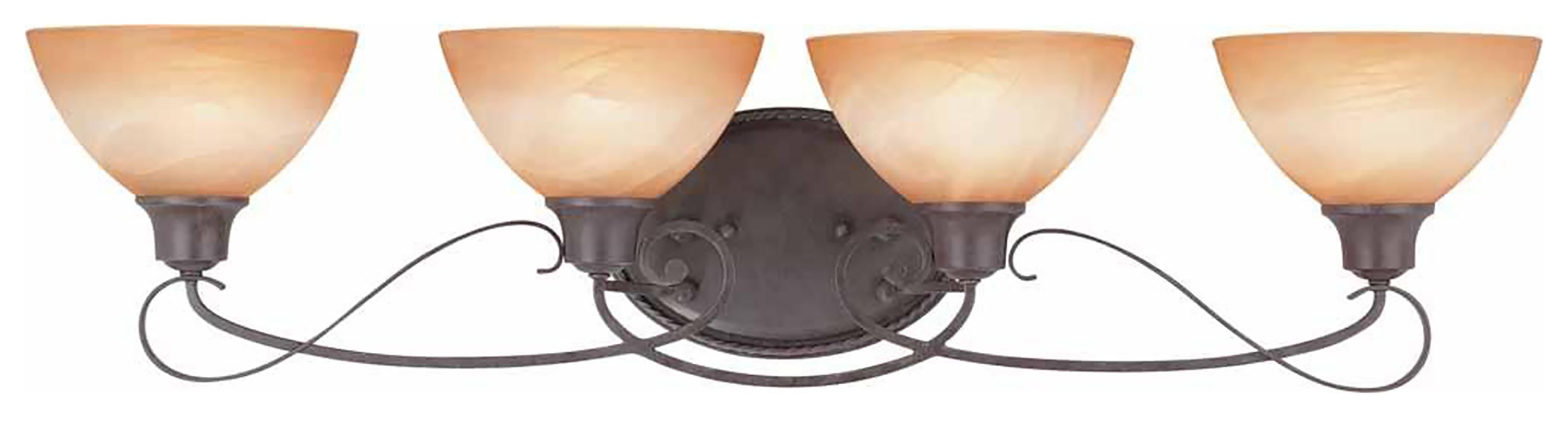 Volume Lighting Altamonte 35.5-in 4-Light Frontier Iron Traditional ...