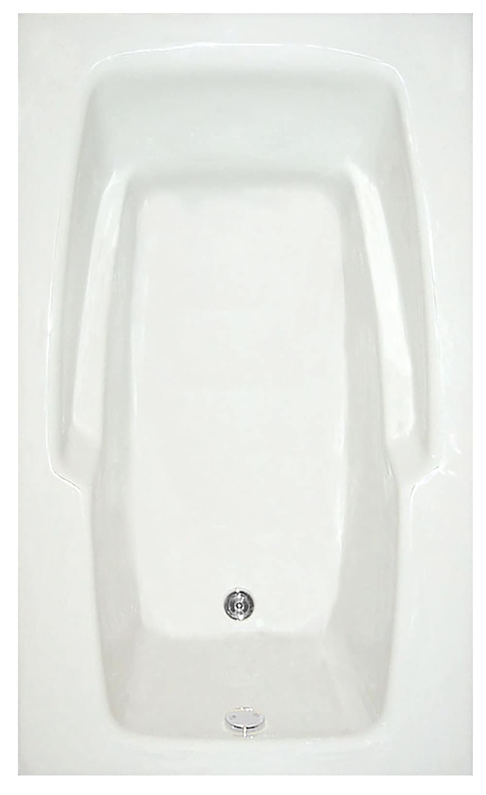 Mansfield 6518550000 Pro-Fit Builder Series 35.75-in x 59.75-in White Acrylic Rectangular Drop-in Soaking bathtub ( Reversible Drain )