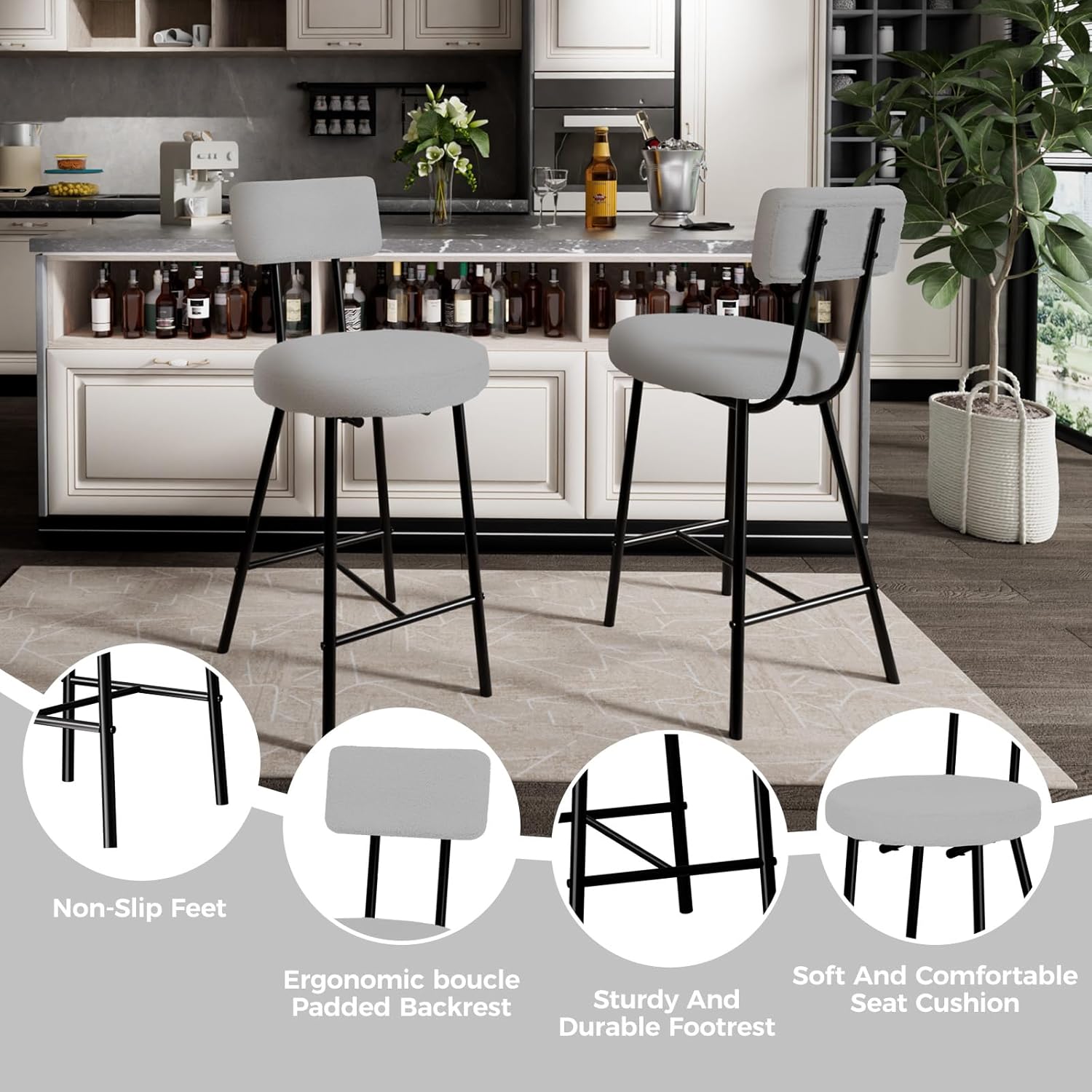 Qeetex LHF-YZ-PHK-335F5CAJ stools - View #5