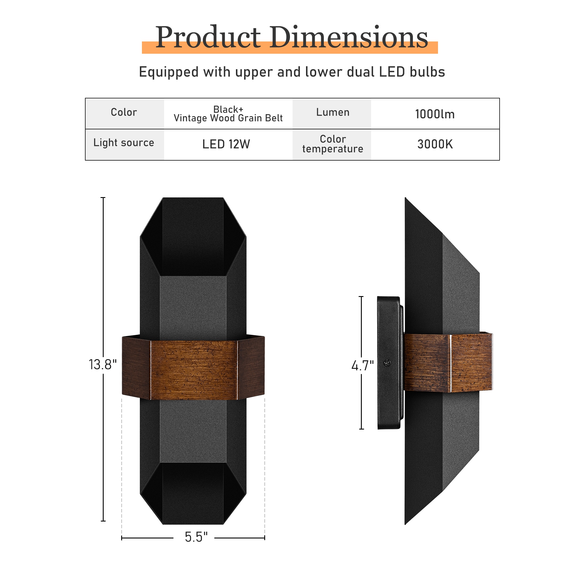 LamQee 06FTL0269ABK Outdoor-Wall-Lighting - View #9