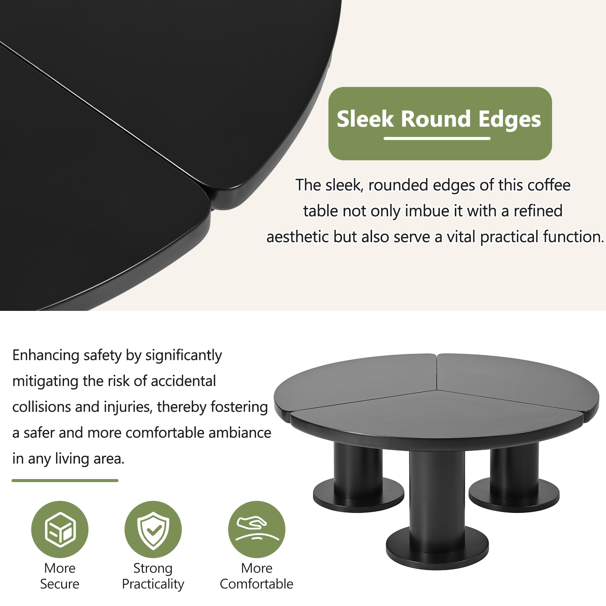 ModernLuxe N721P190396B Coffee-Tables - View #3