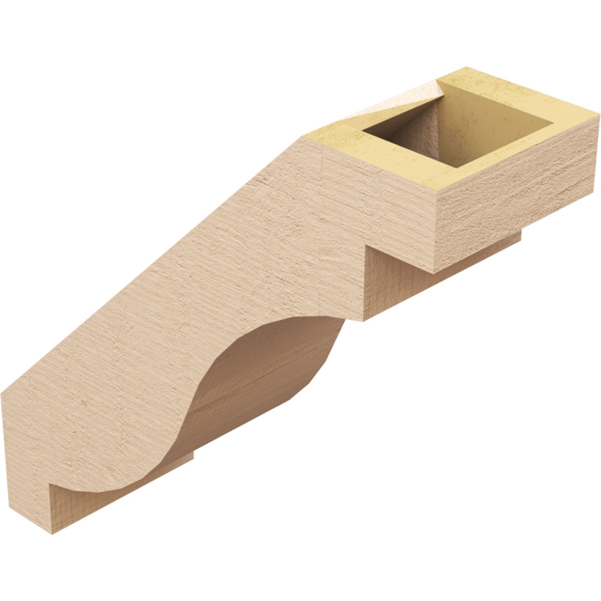 Ekena Millwork BRCUR05X14X14CHGRCPR braces - View #6
