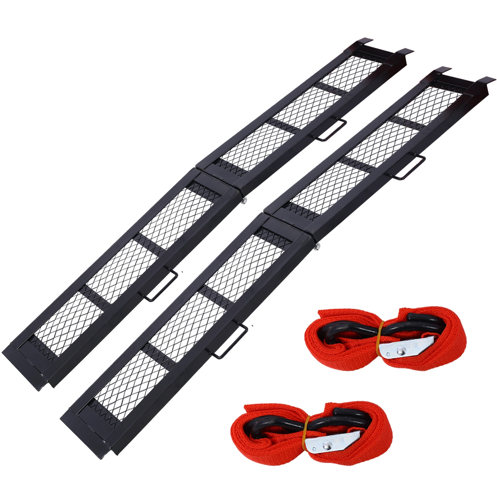 Kahomvis GH-QP214-033 0.9-ft x 6.9-ft 800-lb Capacity Folding Loading Ramp