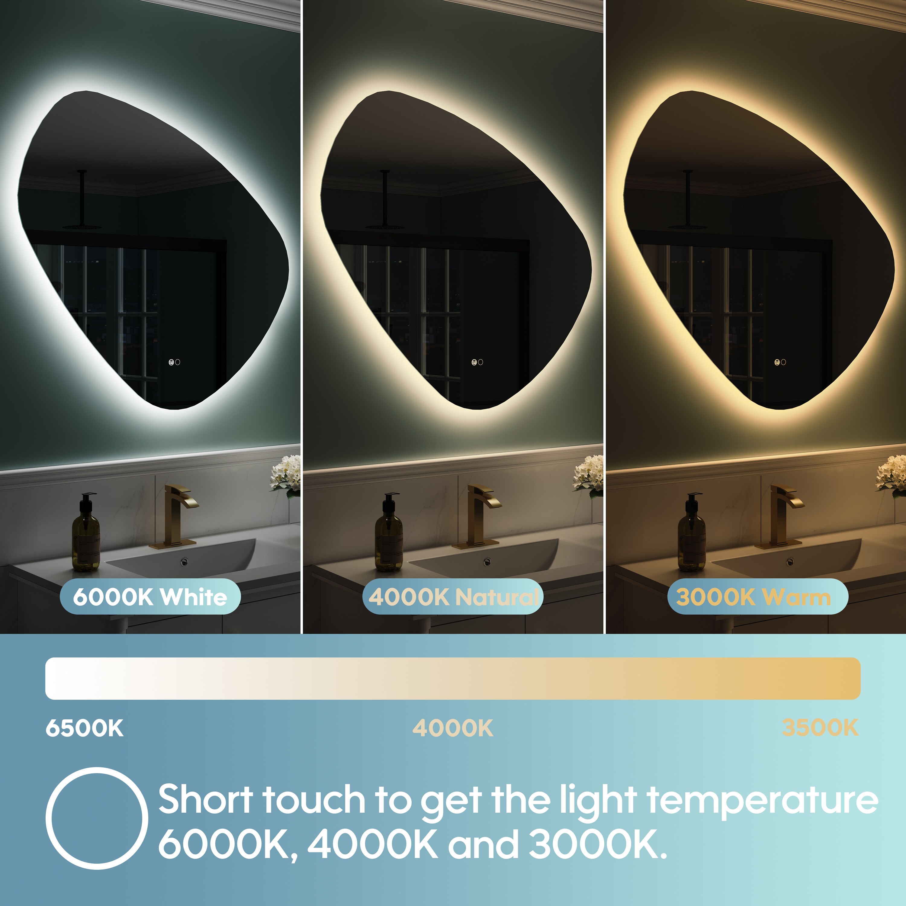 Forclover MRE-15YX3230 Framed-Bath-Mirrors - View #4