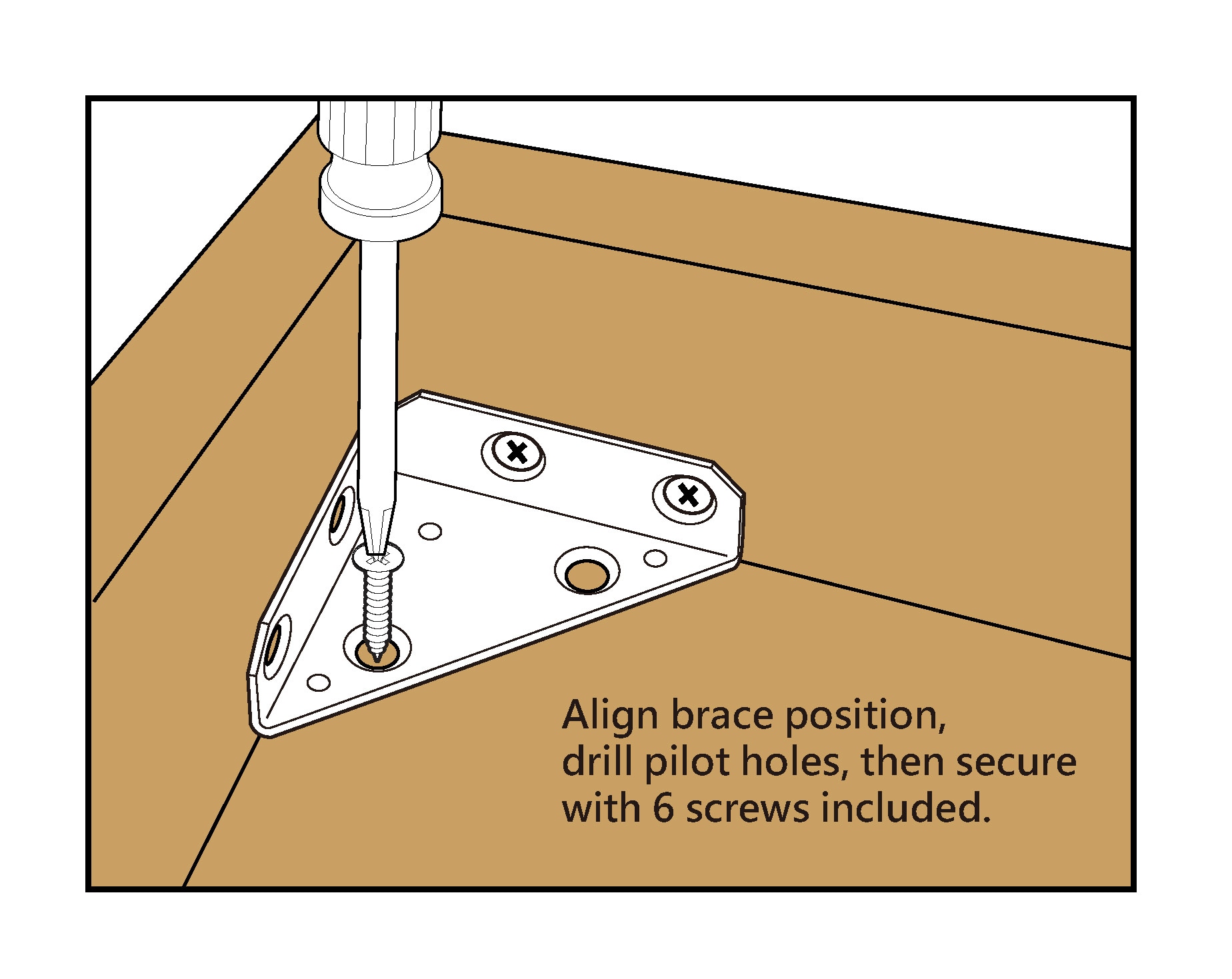 RELIABILT 22491ZCXLG Mending-Plates-Brackets-Braces - View #2