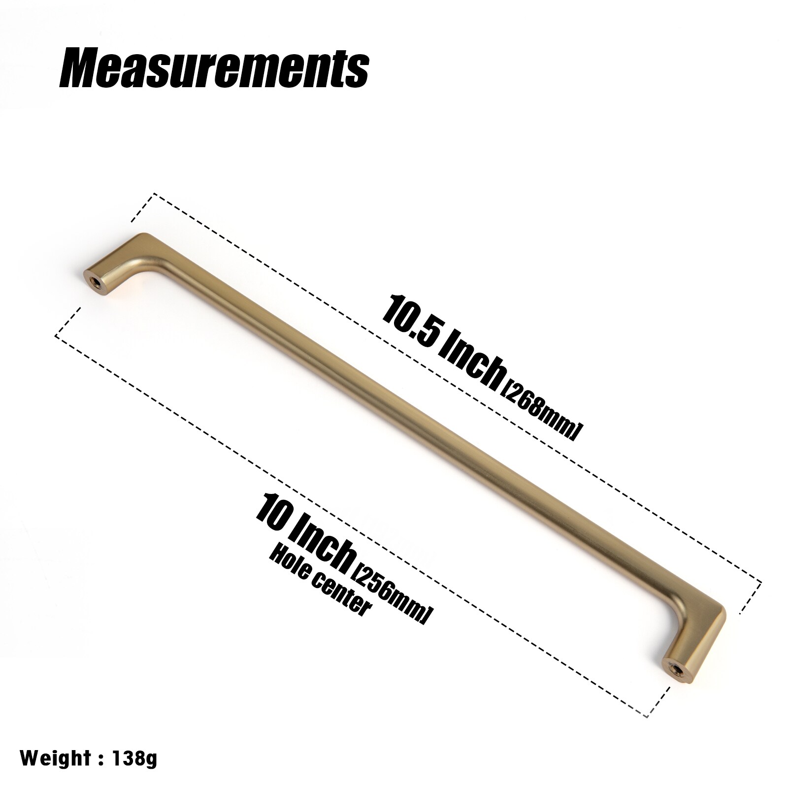 Miaokesen 052UBR-256 Cabinet-Pulls - View #2