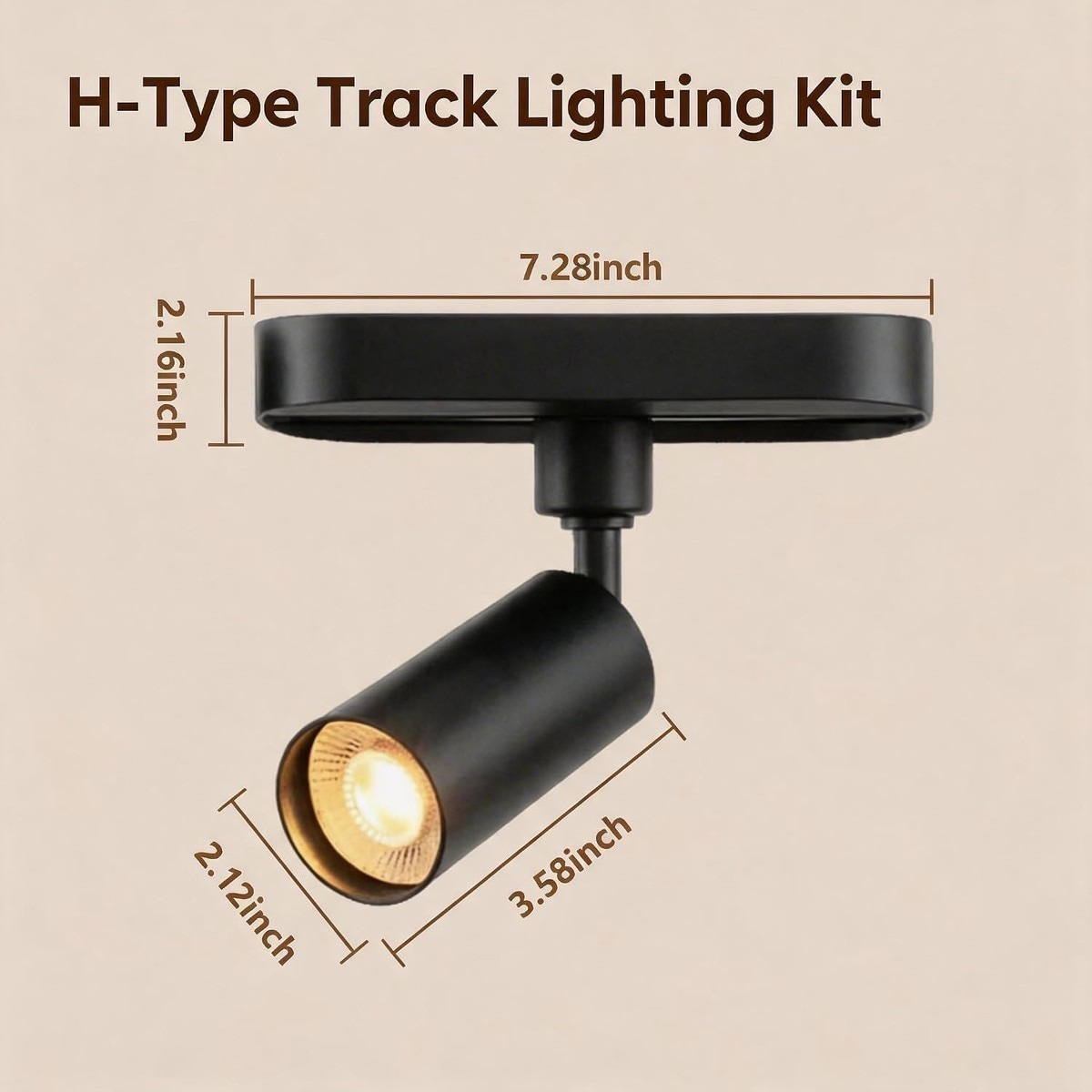 Pacrigo LULIN-3B8B07 Fixed-Track-Lighting - View #3