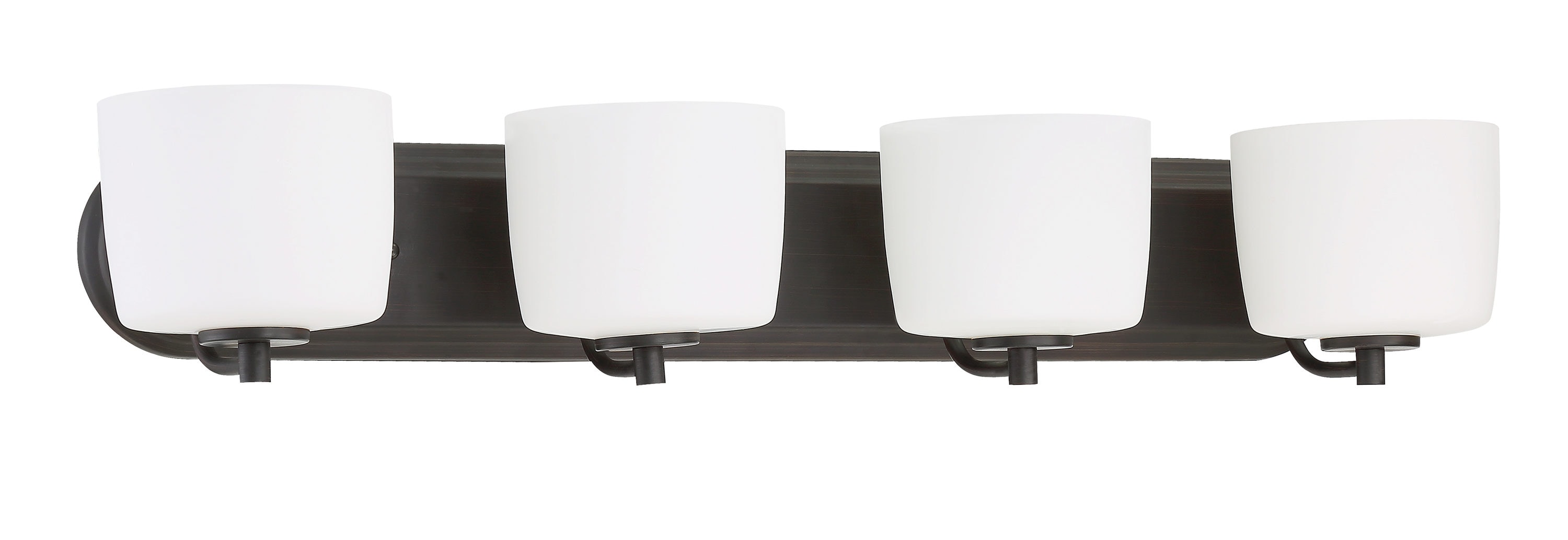 Craftmade 43504-ABZ Clarendon 31.75-in 4 -Light Brushed Bronze Mid-century Vanity light