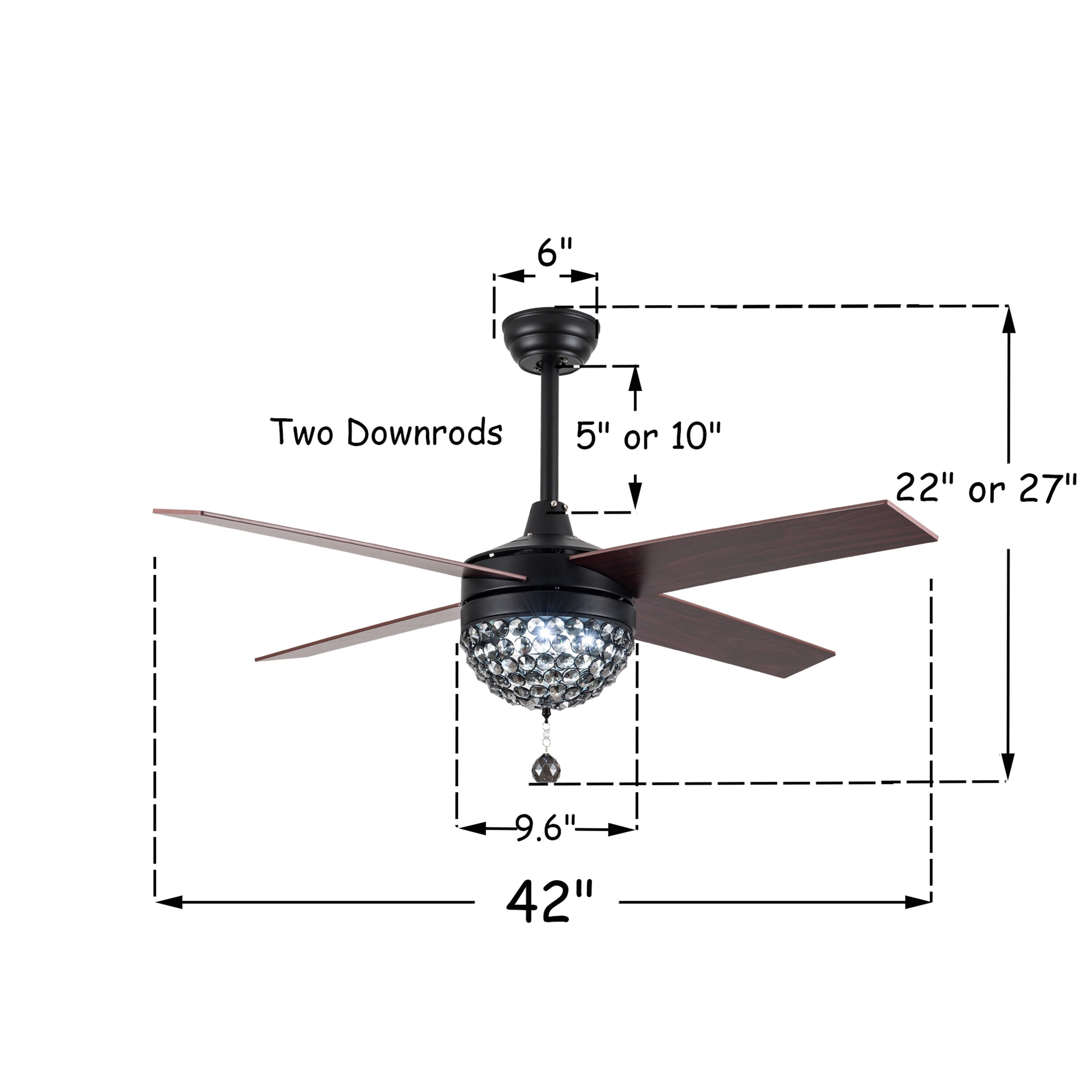 Oaks Decor BD2001-B-42 Ceiling-Fans - View #10