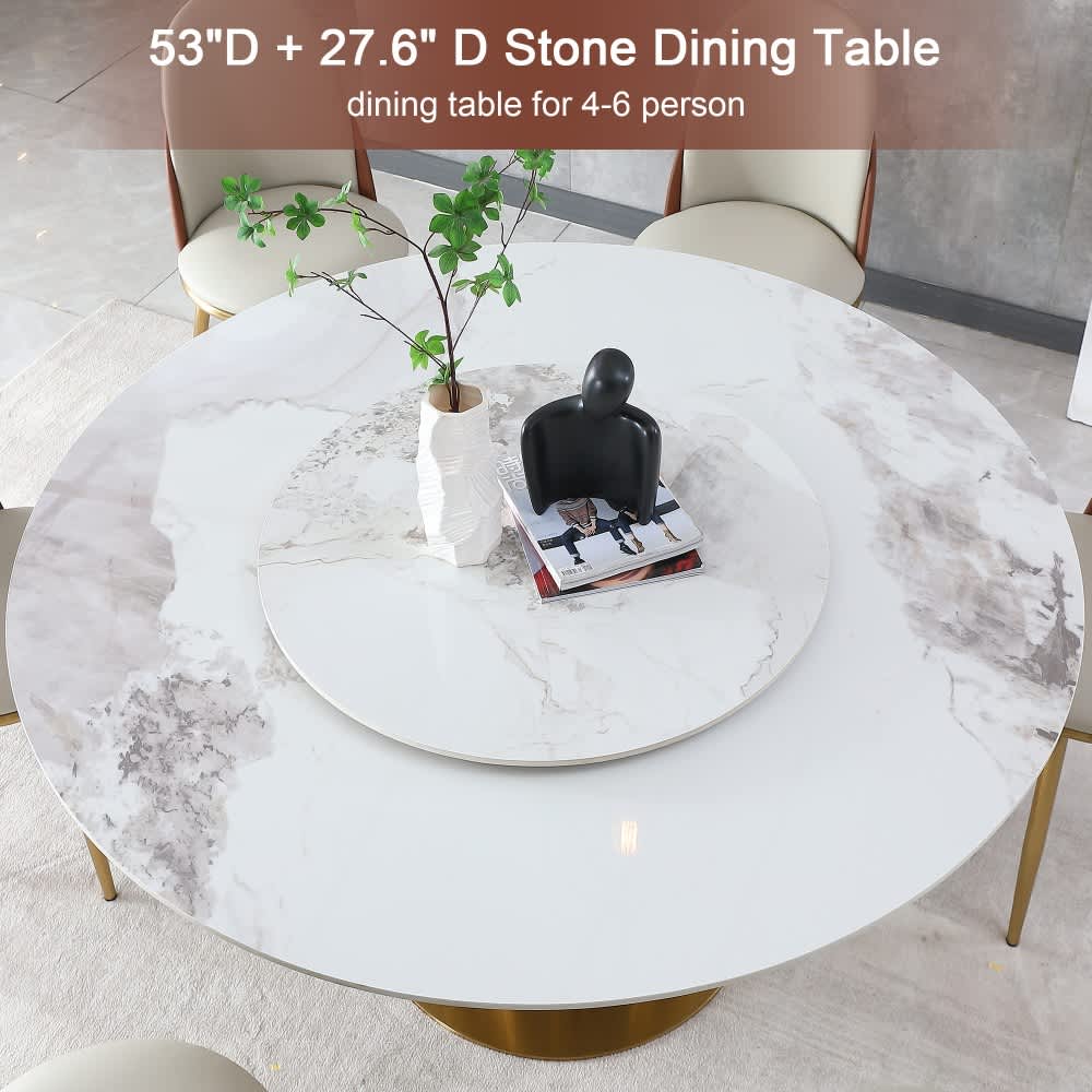 Coolbibila KACE-TABLE-GOLD Dining-Tables - View #2