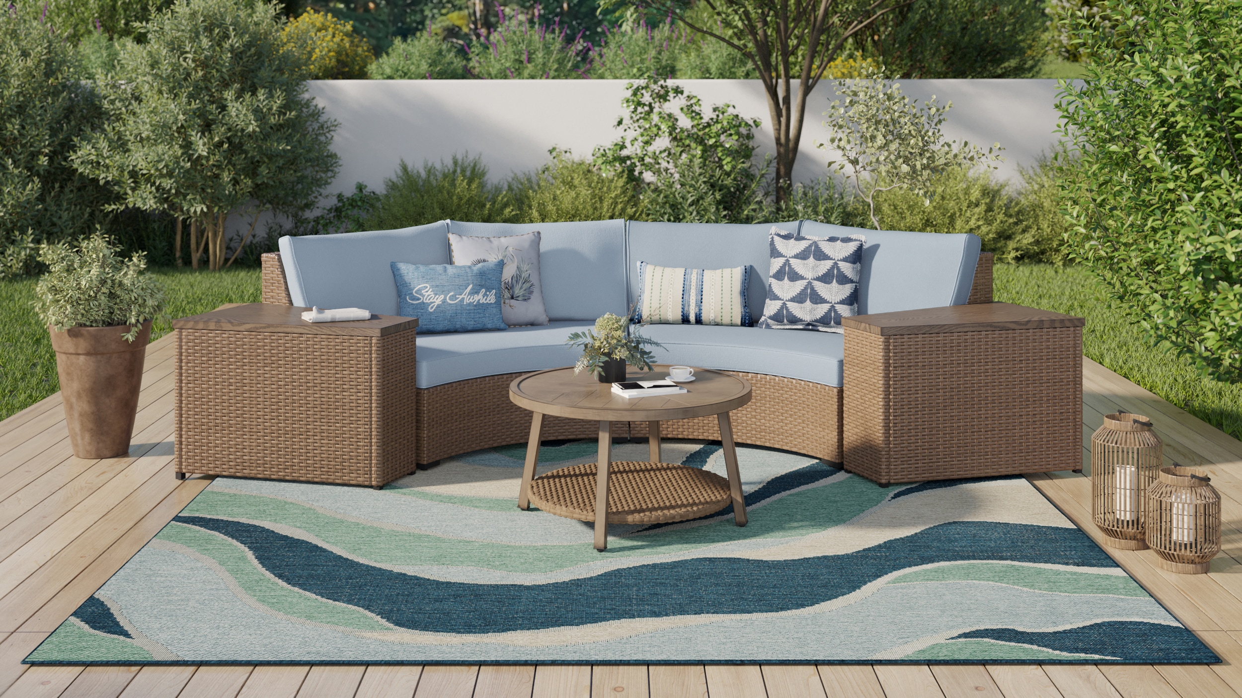 allen + roth LOS23022-DSB Patio-Conversation-Sets - View #6