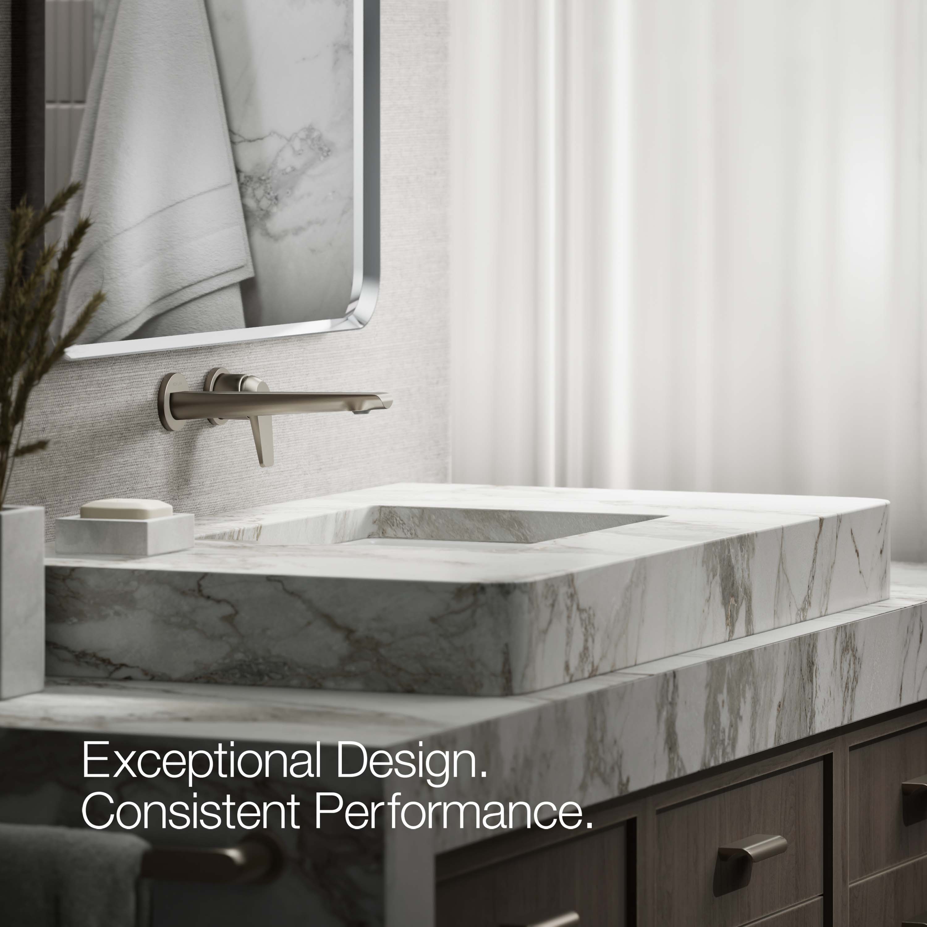 KOHLER K-97358-4-BN Lavatory-Faucets - View #3