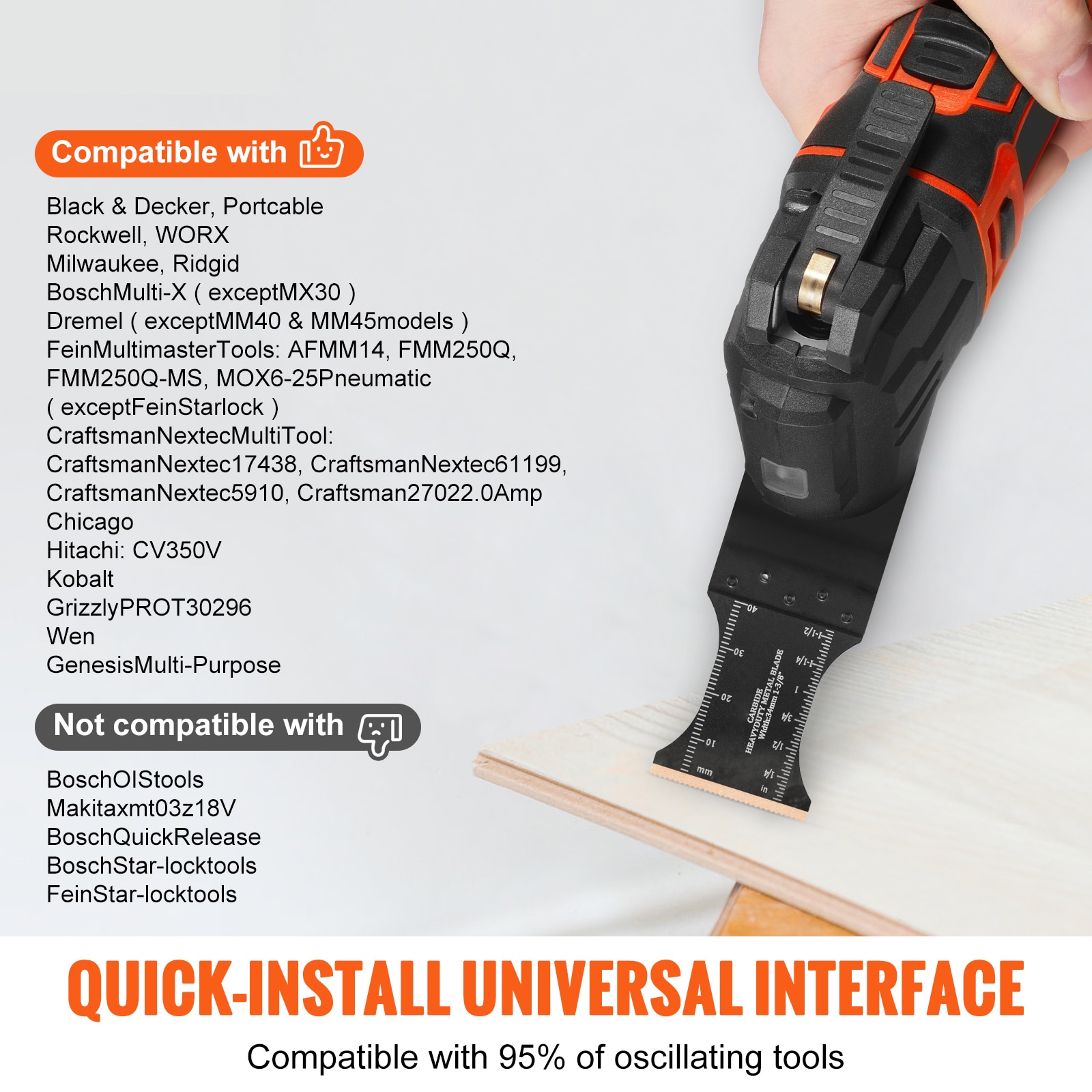 VEVOR BDGJDPWGJ3PCSWCGHV0 Oscillating-Tool-Accessories - View #3