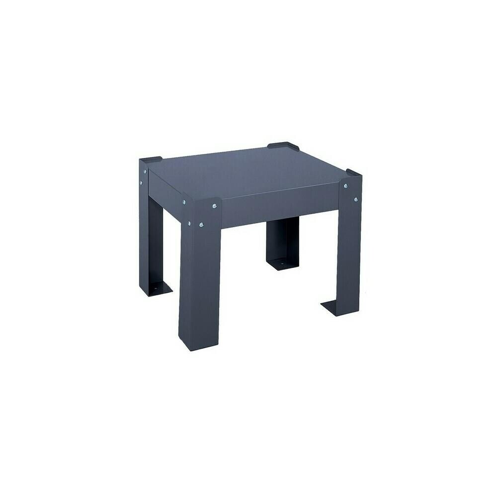 Durham Manufacturing DMFG330 Durham 364-95-BLR/LEG No. 95 Base for Double Door Pigeon Hole Bins Gray- Order of 50
